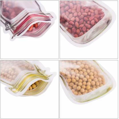 Plastics Transparent Jar Shaped Stand-up Pouch With Zipper - Image 9