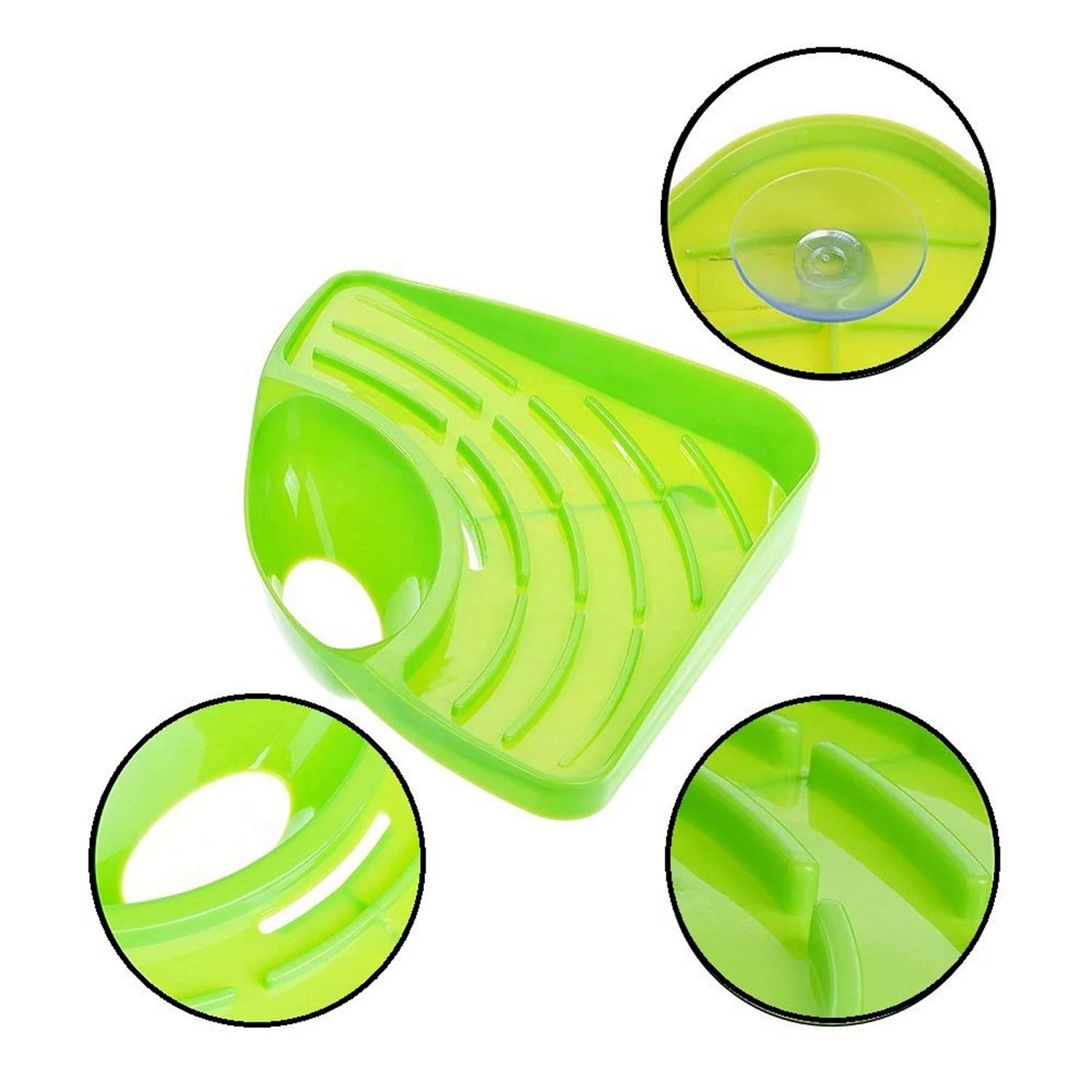 Corner Sink Strainer For Draining Kitchen Waste In Sinks And Wash Basins. - Image 11