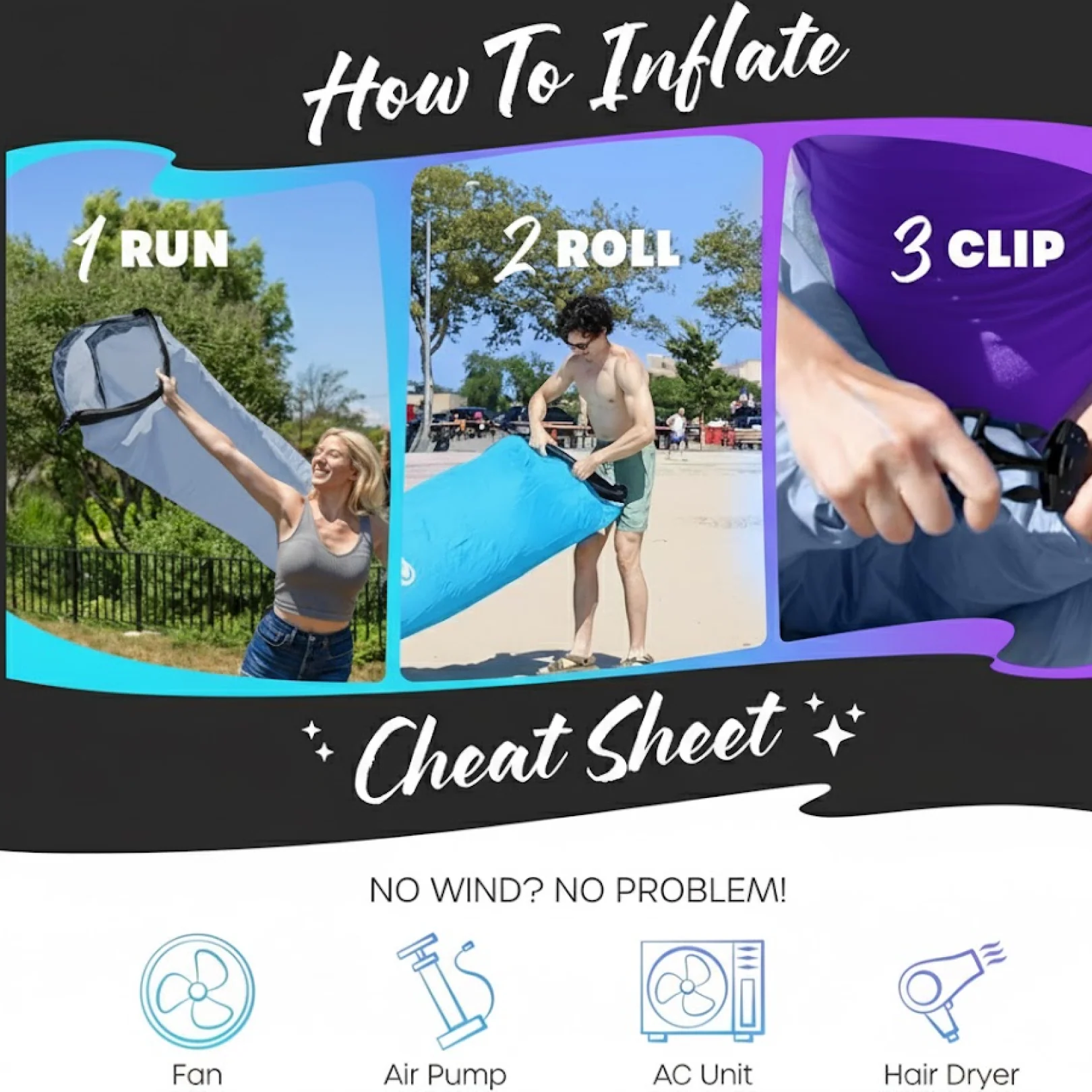 Portable Camping Inflatable Lounger Sofa - Image 3