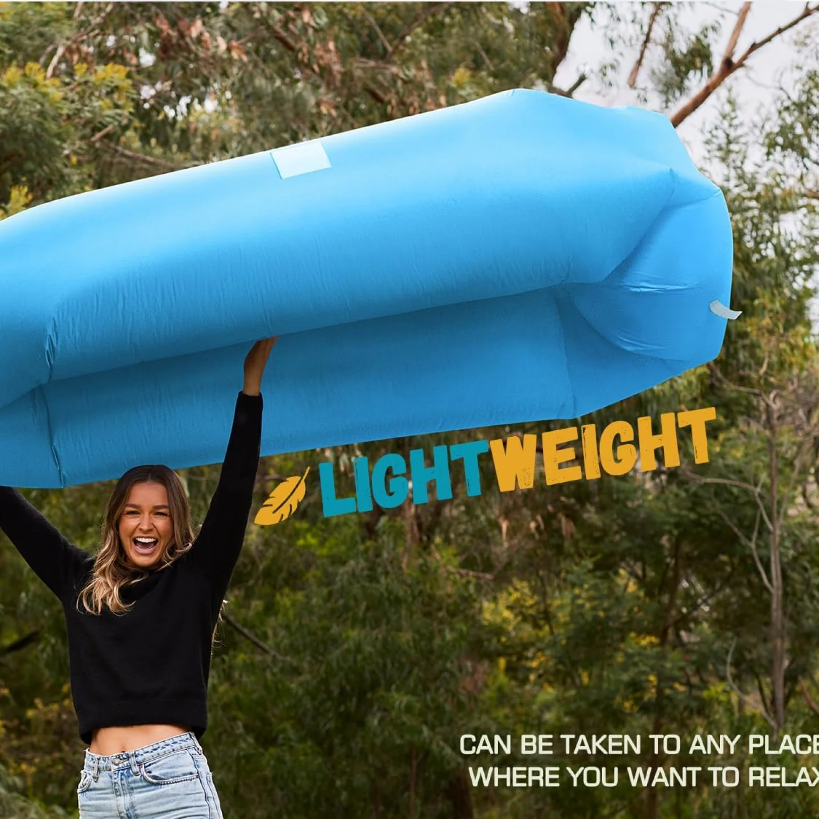 Portable Camping Inflatable Lounger Sofa - Image 4