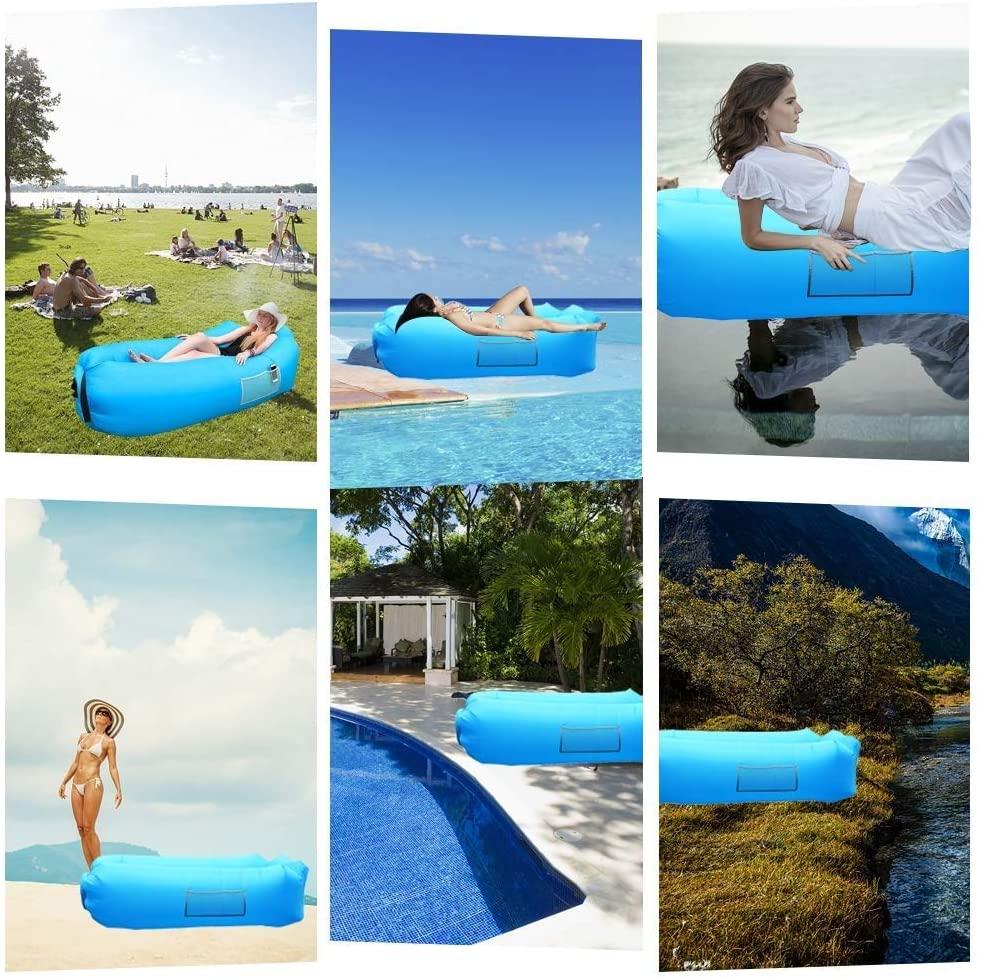 Portable Camping Inflatable Lounger Sofa - Image 8