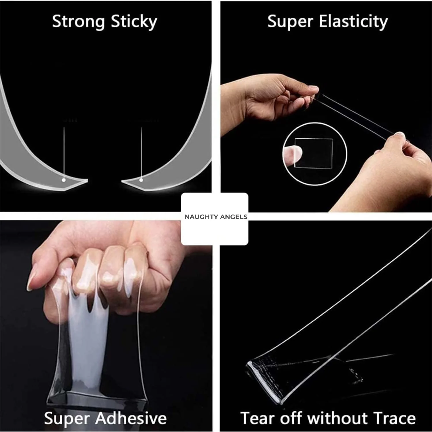 Sticky Tape Washable Reusable 1M Water-Resistant Nano Double Sided Tape - Image 5