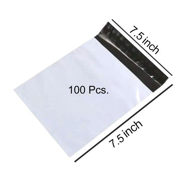 Tamper Proof Courier Bags (7_5X7_5 inch) Pack of 100Pcs - Image 5