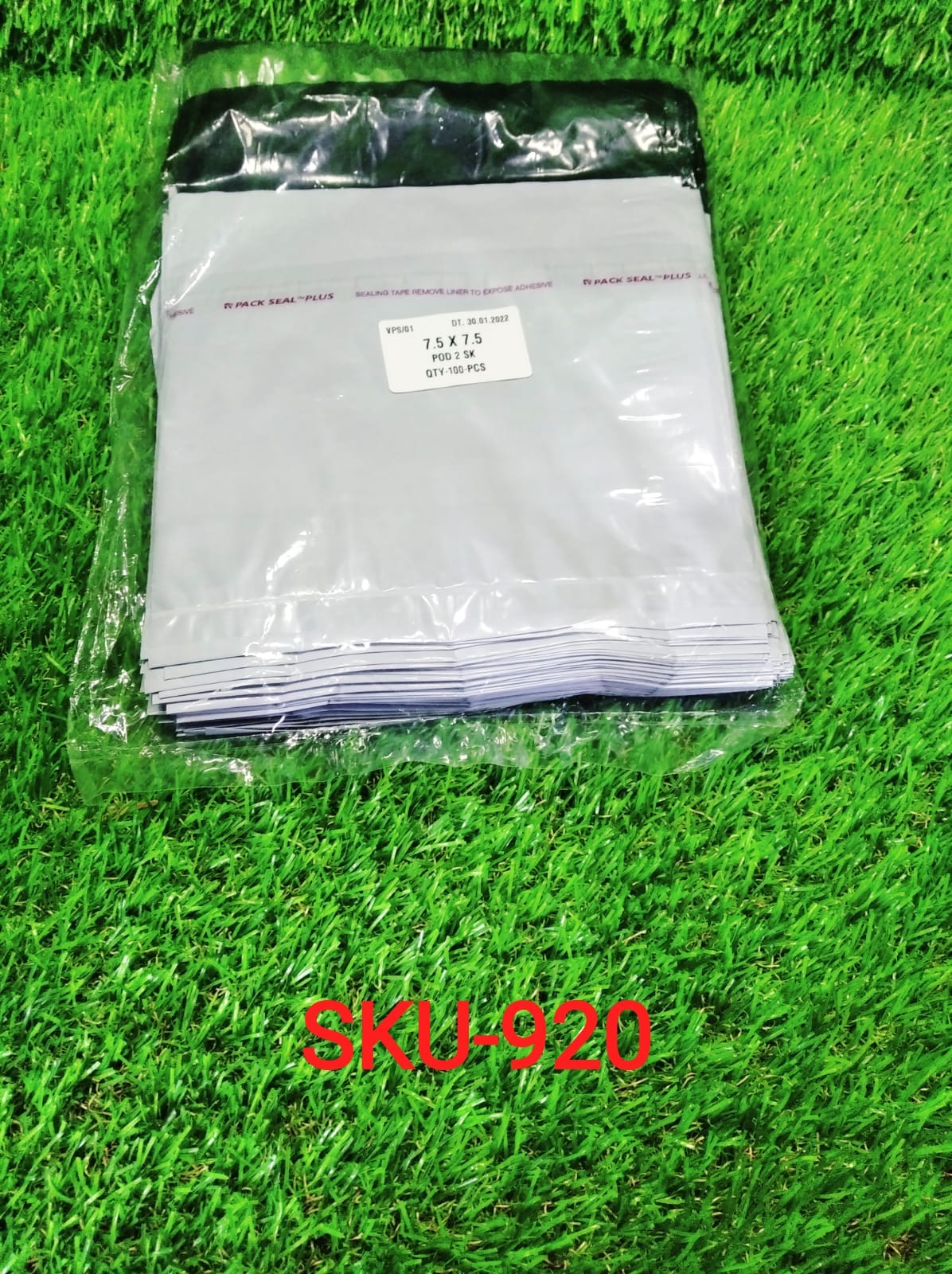 Tamper Proof Courier Bags (7_5X7_5 inch) Pack of 100Pcs - Image 7