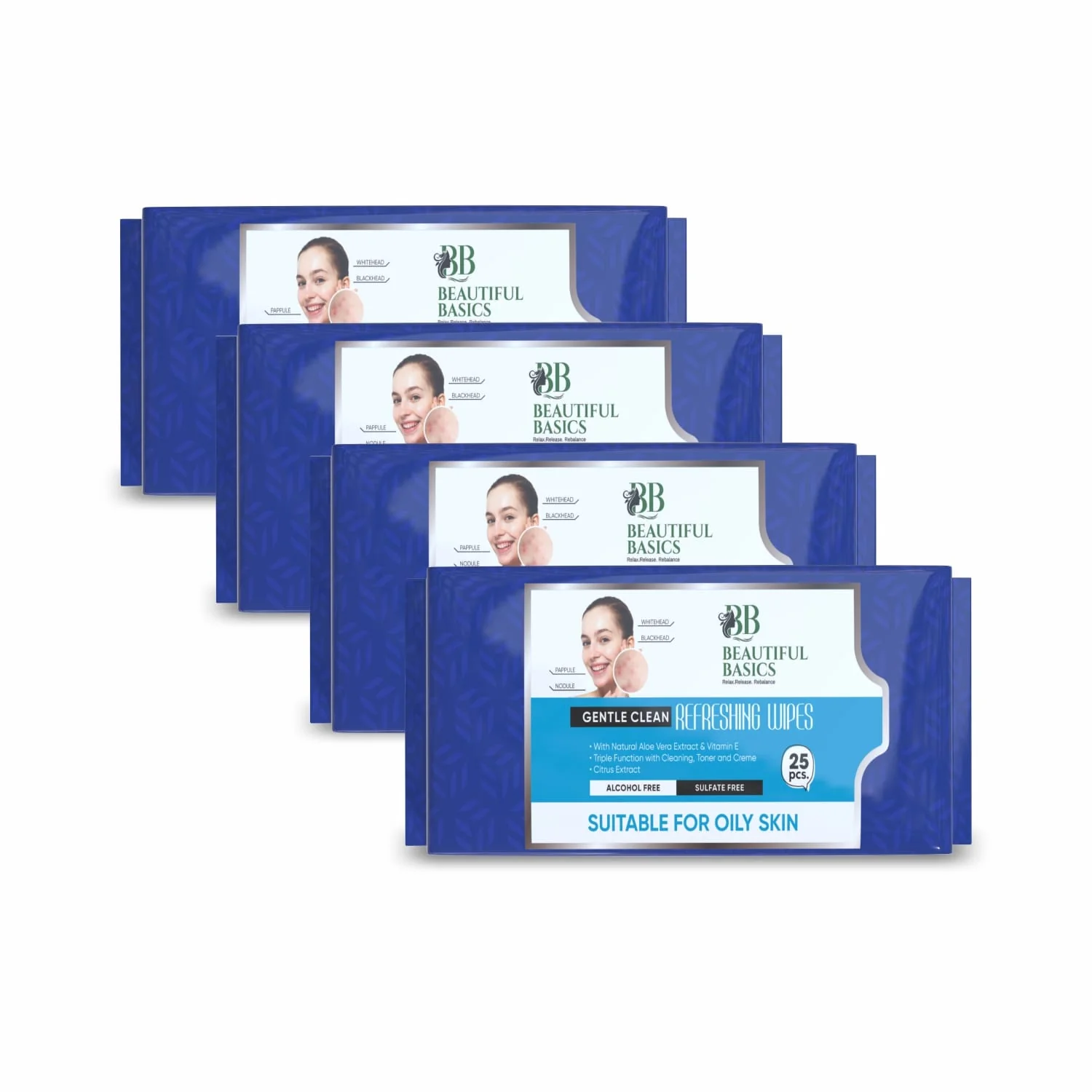 Refreshing Wet Wipes for Face 25 Wipes - Image 6