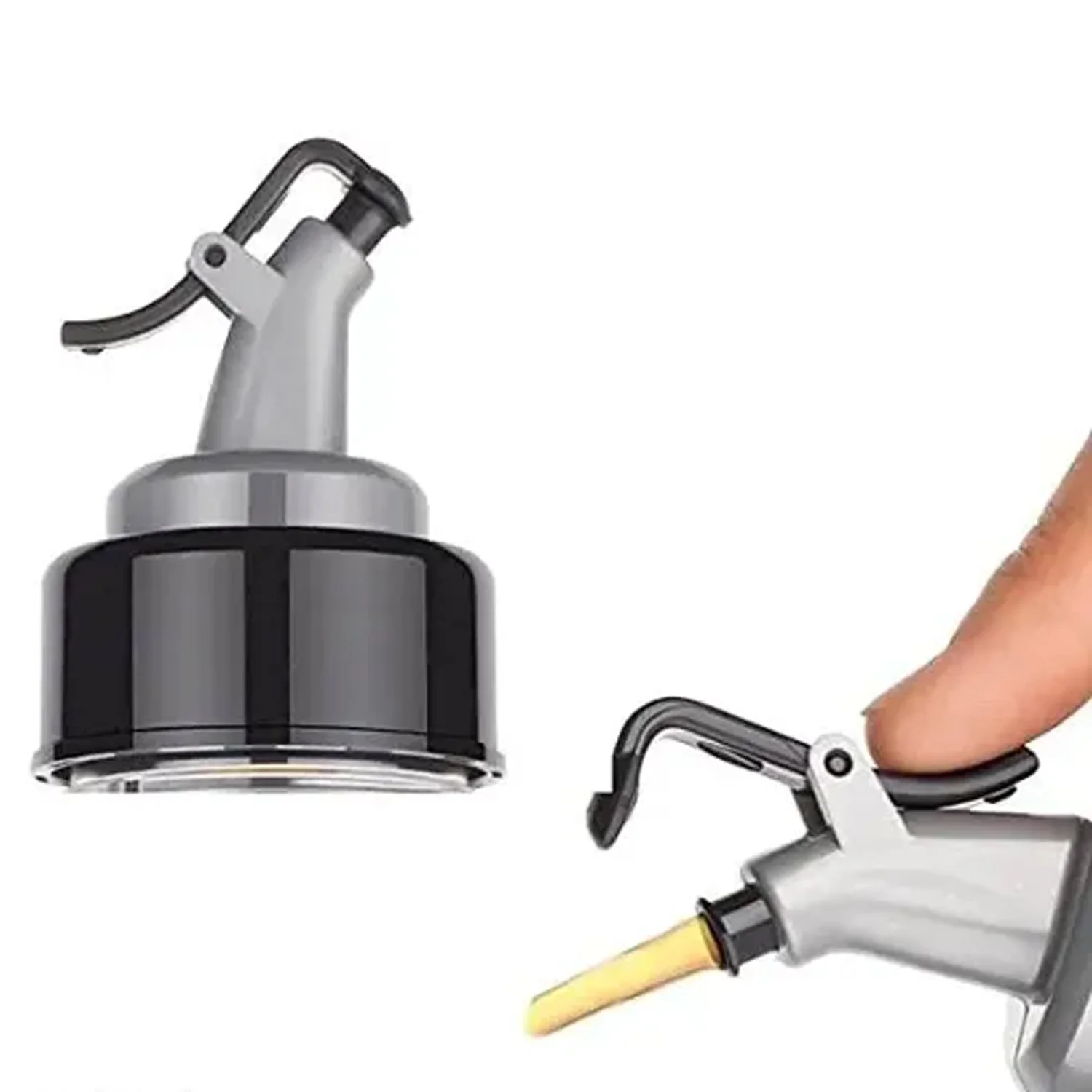 1L Oil Dispenser with Lid & Drip-Free Spout (Plastic) - Image 8