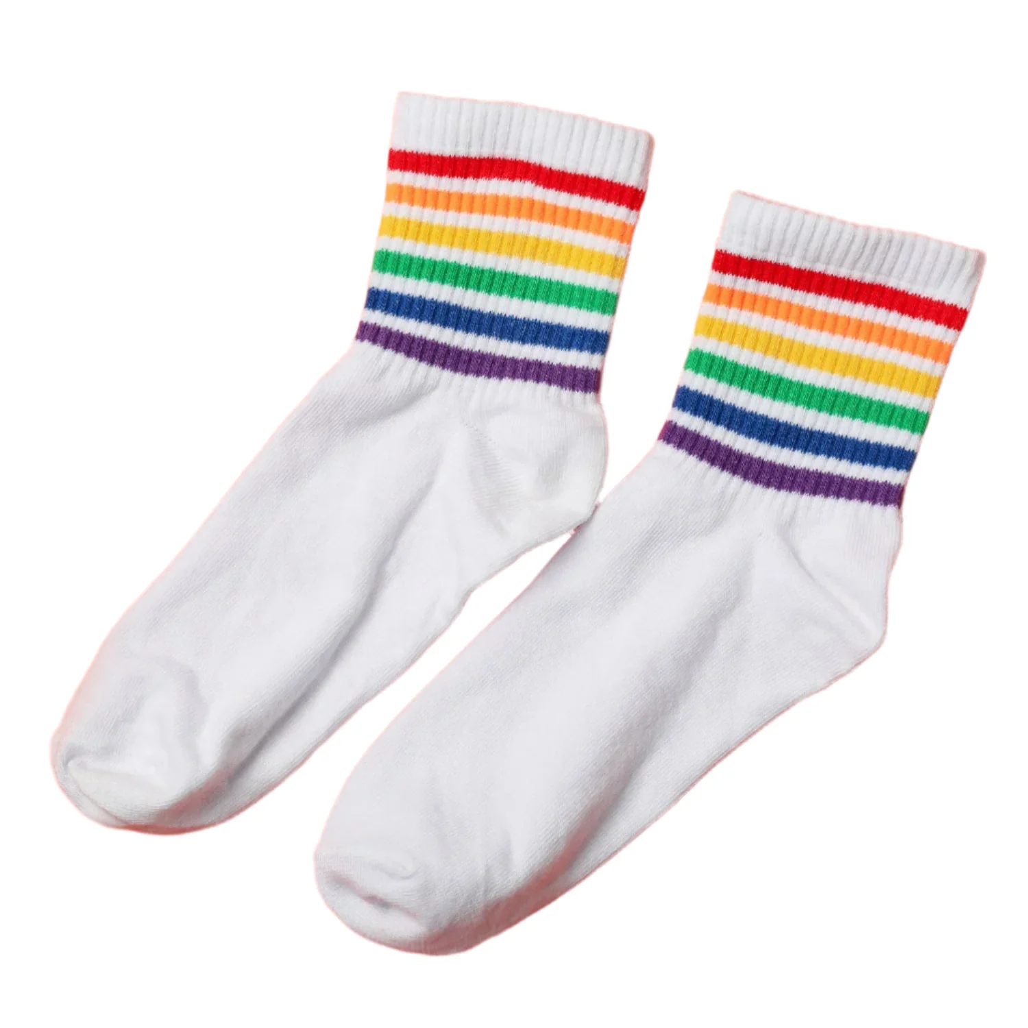 1 PAIR SOCKS PRINTED TRENDY MULTIPLE DESIGNER SOCKS (1 Pc / Mix Design) - Image 3