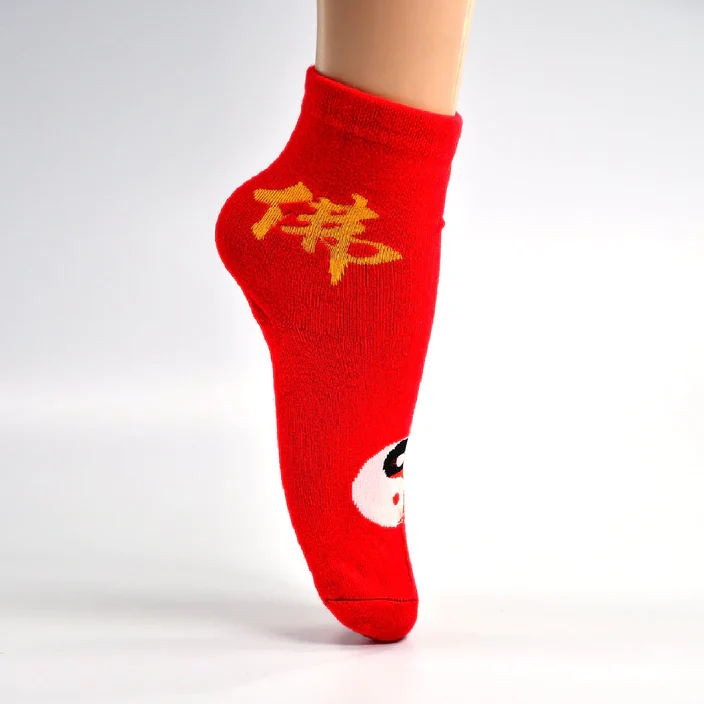 1 PAIR SOCKS PRINTED TRENDY MULTIPLE DESIGNER SOCKS (1 Pc / Mix Design) - Image 6