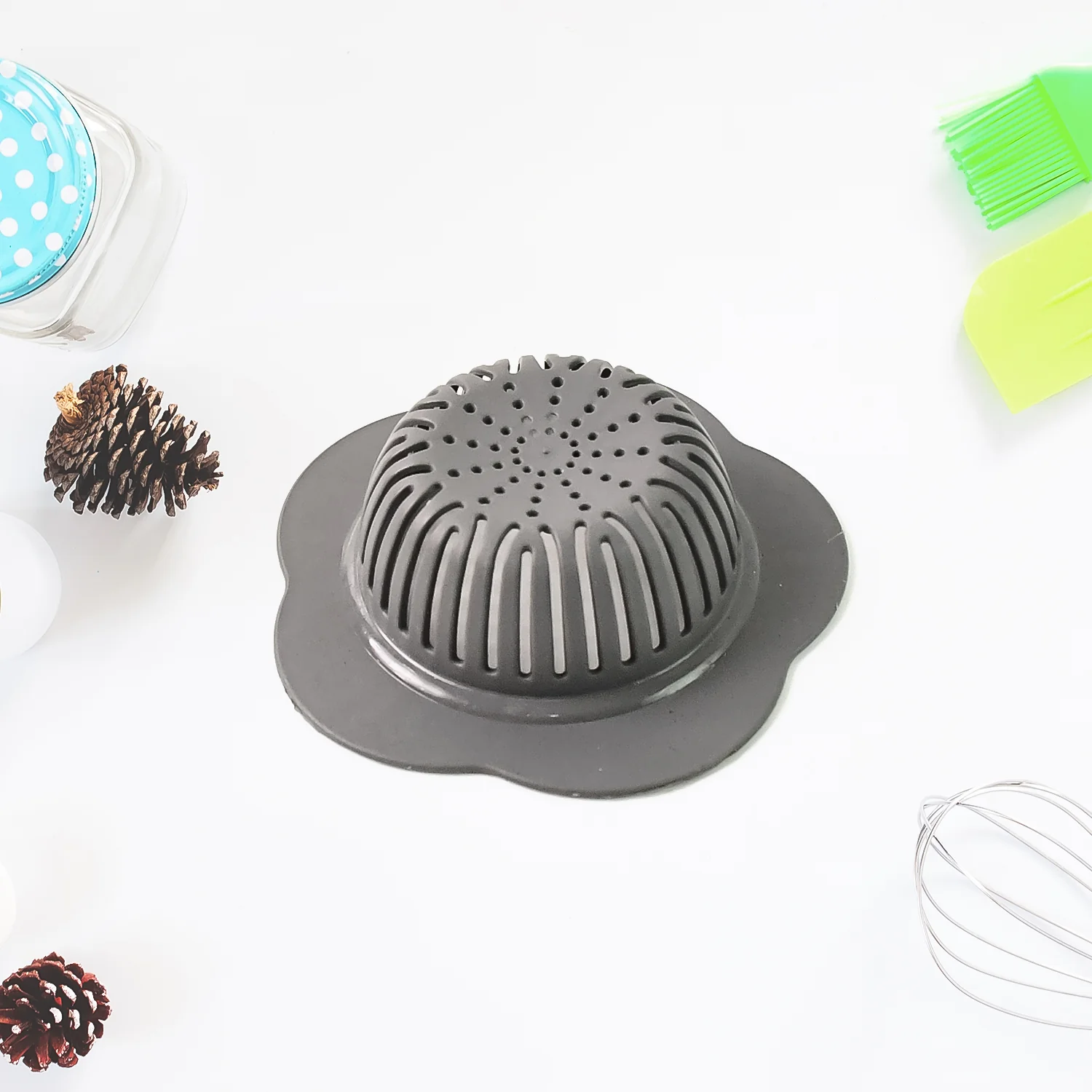 Supermom 1 Pc Durable Plastic Sink Strainer (1 Pc) - Image 3