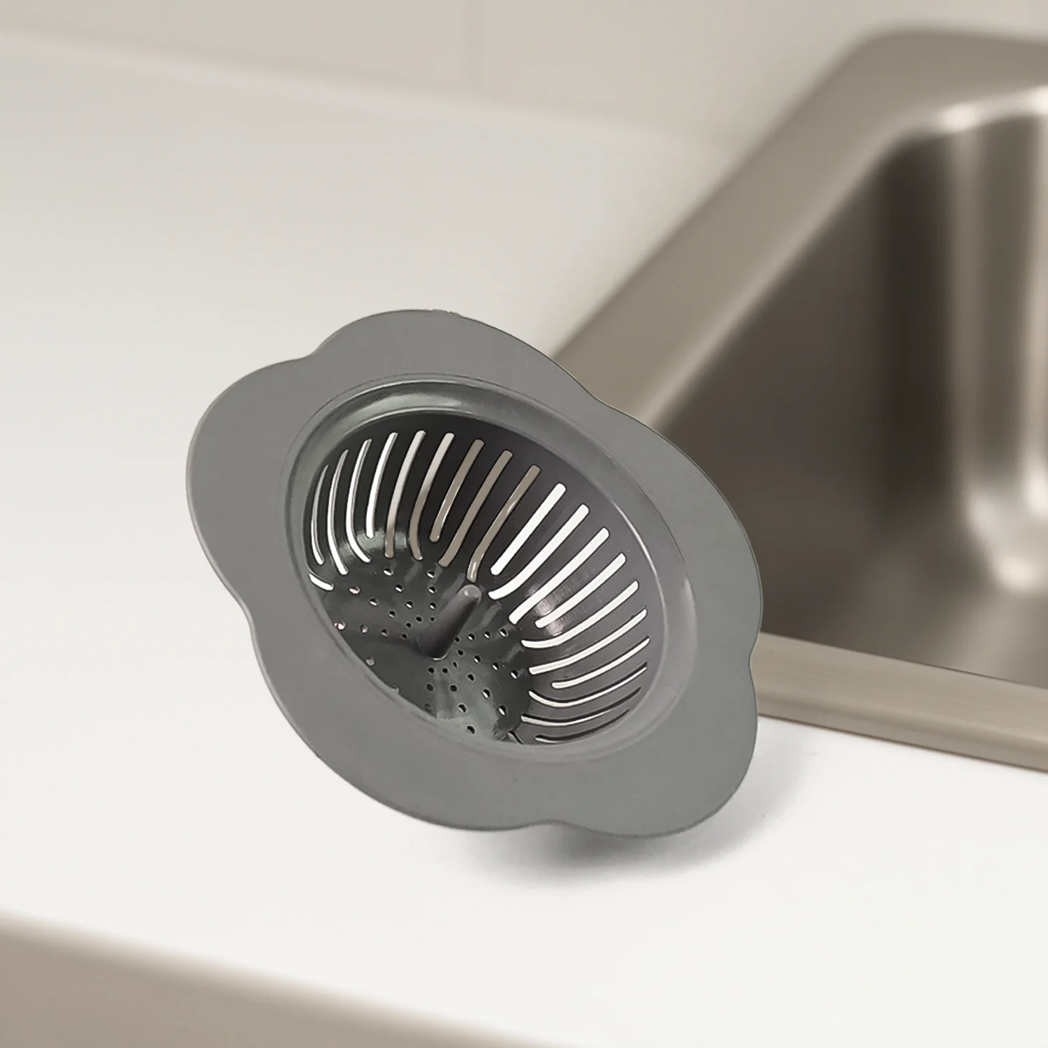 Supermom 1 Pc Durable Plastic Sink Strainer (1 Pc) - Image 4