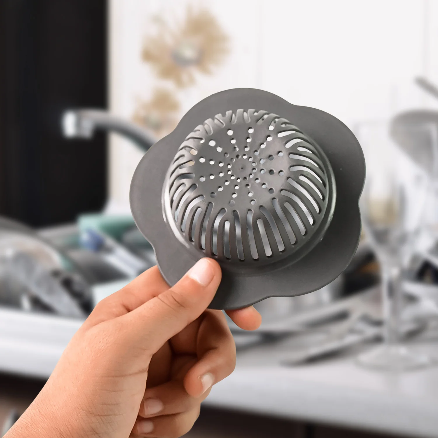 Supermom 1 Pc Durable Plastic Sink Strainer (1 Pc) - Image 6