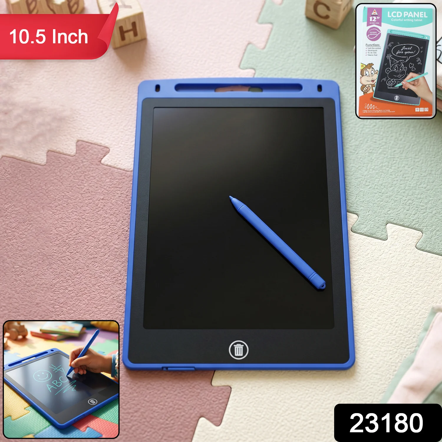 10.5 Inch LCD Writing Tablet Digital Drawing Pad (1 Pc) - Image 2