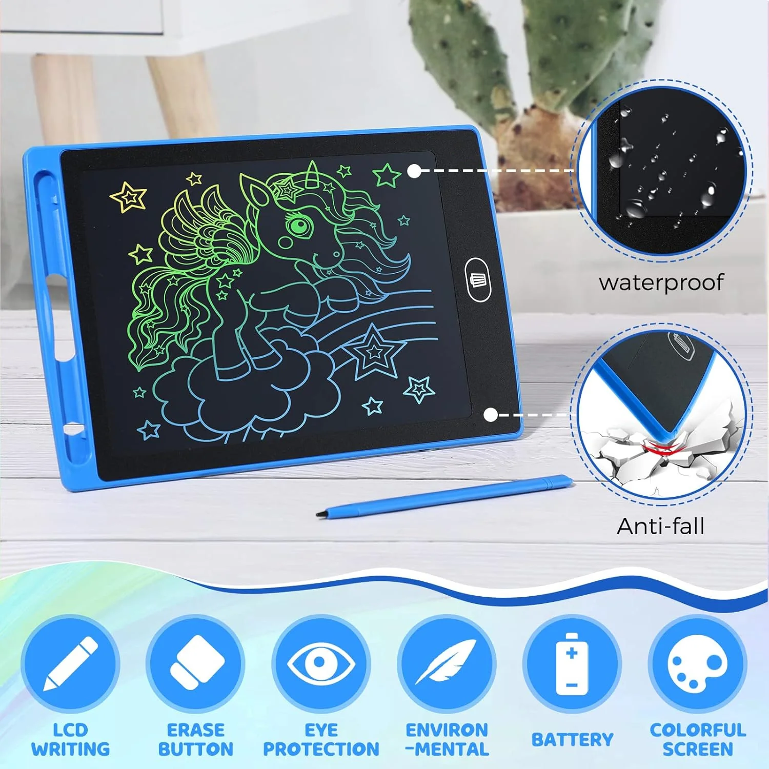 10.5 Inch LCD Writing Tablet Digital Drawing Pad (1 Pc) - Image 5