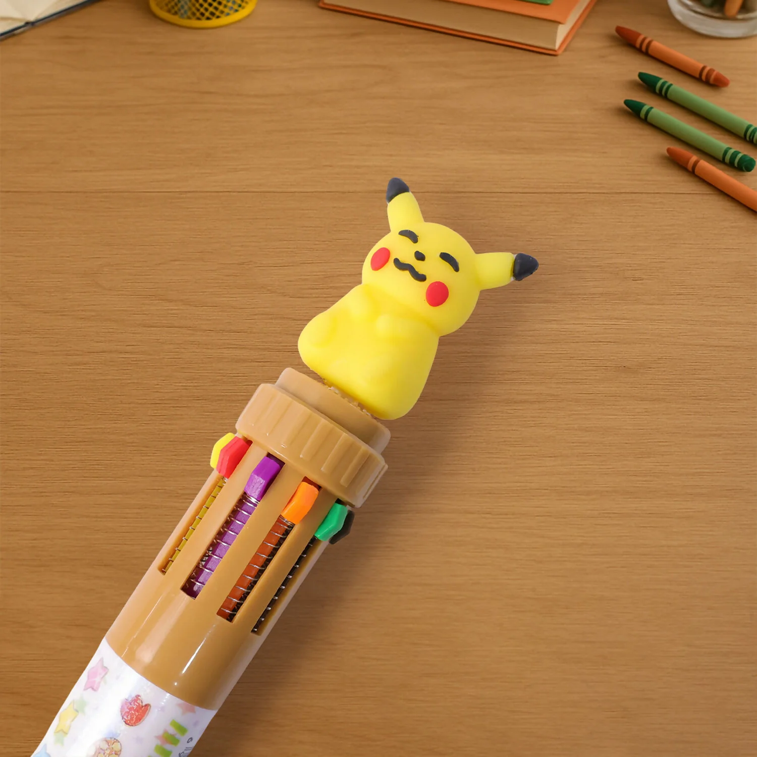 10 Color Cartoon Multi Ink Ball Pen for Kids School Stationery - Image 4