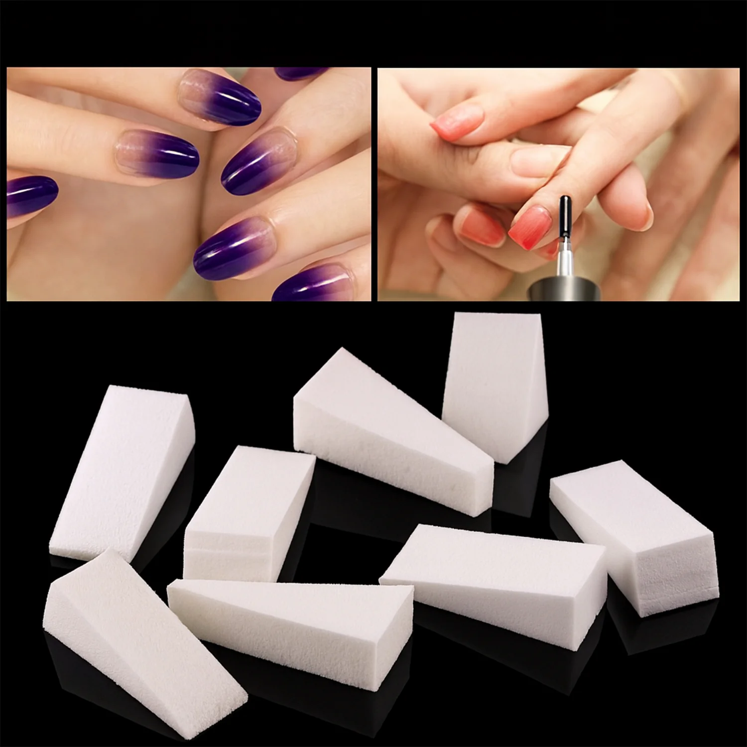 10 Pcs Nail Buffer Blocks – Professional Manicure & Pedicure Nail Polishing Sponge - Image 4