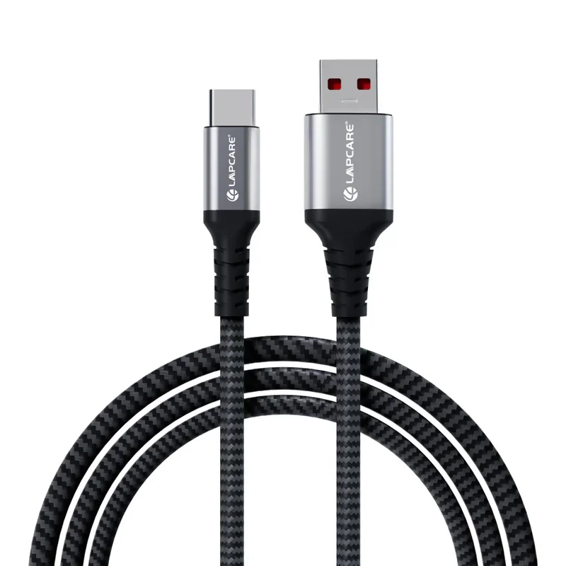 100 W TYPE C BRAIDED 2M CABLE LTC-027 (6 Months Brand Warranty) - Image 2