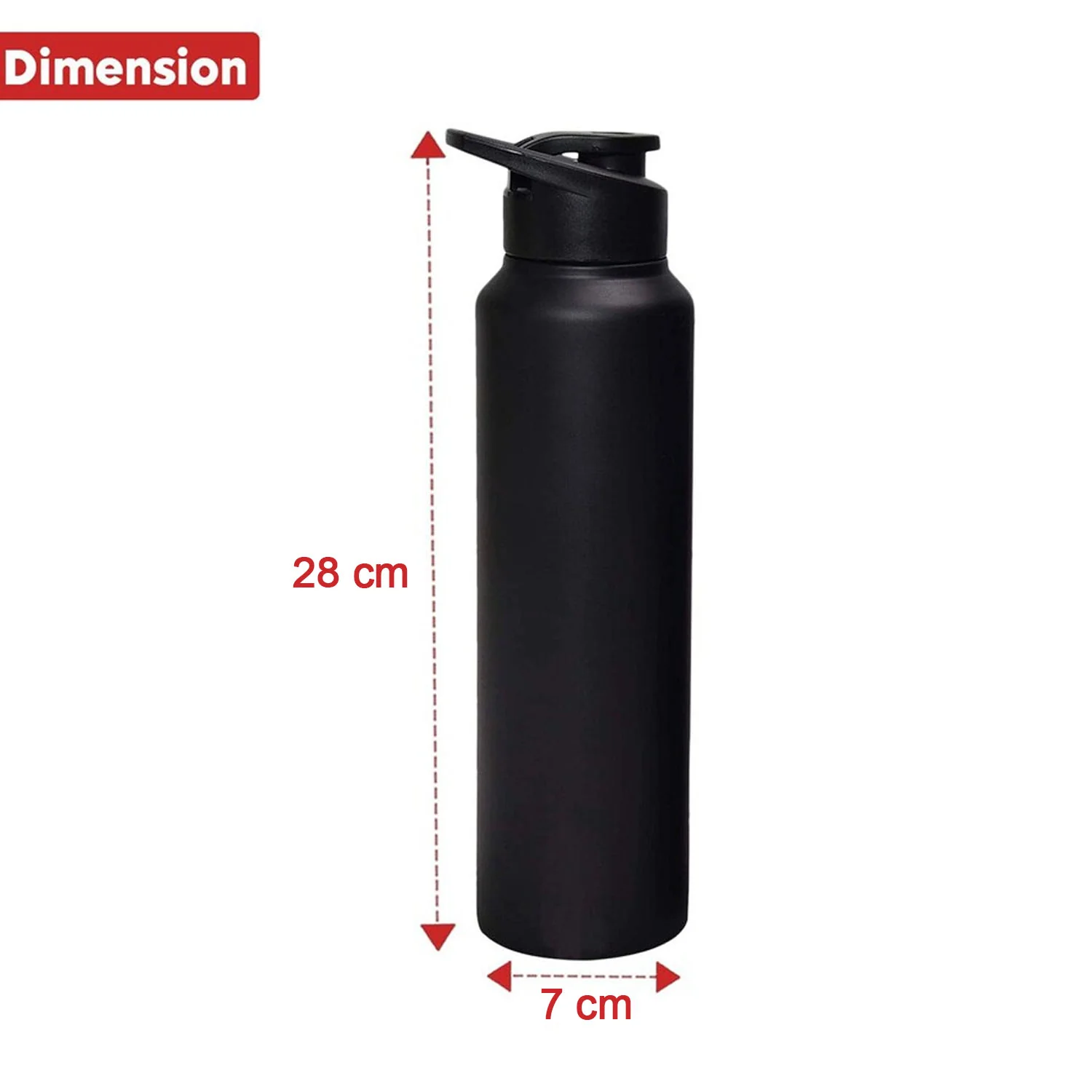 Stainless Steel 1000ml Flip-Top Reusable Sports Water Bottle – 1 Pc - Image 6