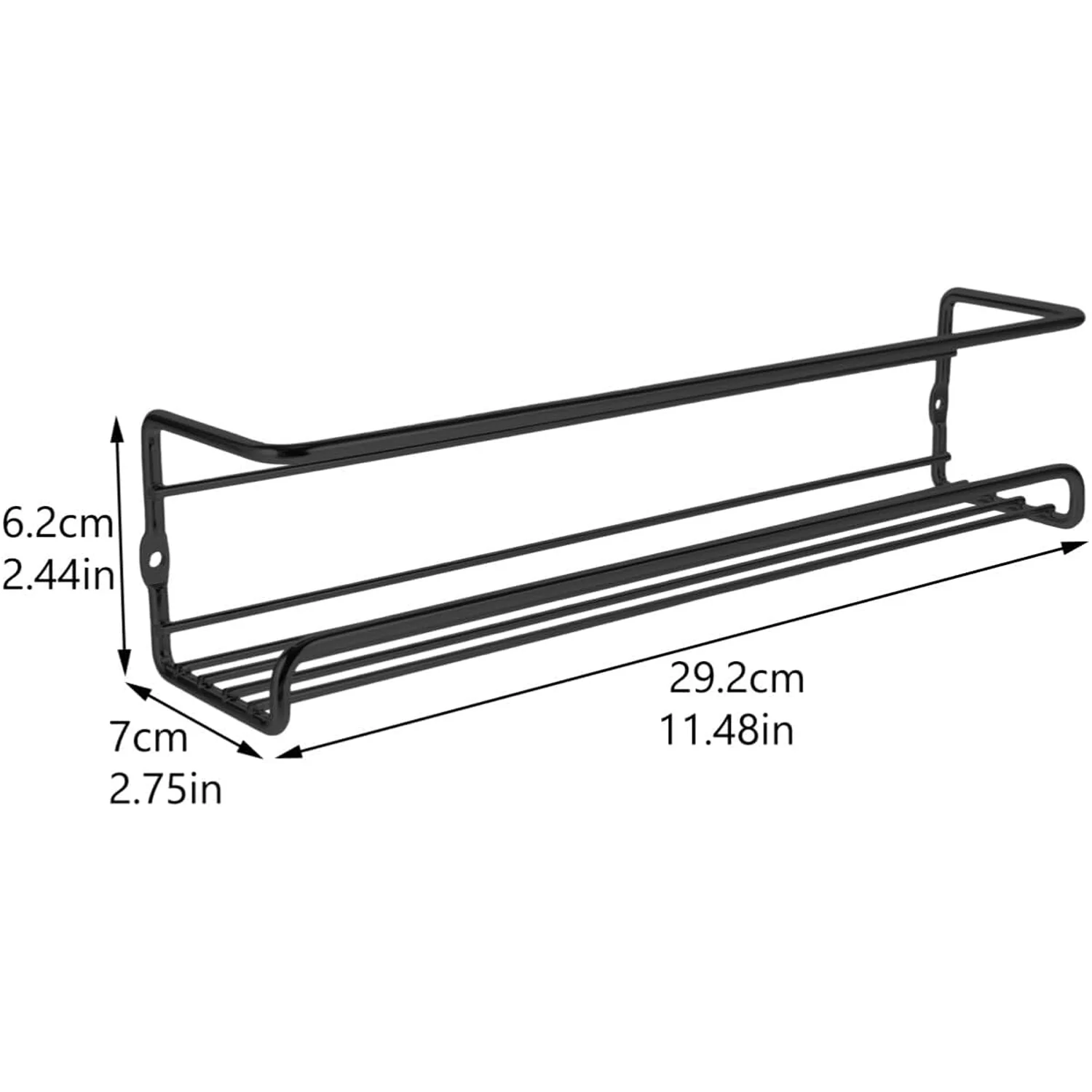 Metal Storage Bottle Hanging Rack (1 Pc) - Image 5