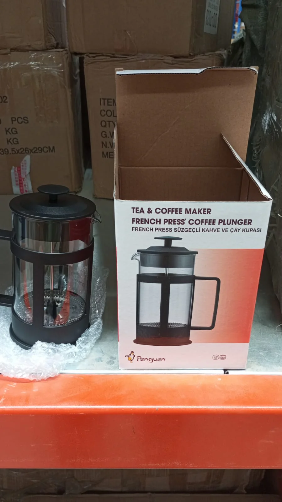 Coffee and Tea maker, Coffee Maker Glass Coffee Press Glass Teapot (Approx 350ml) - Image 8
