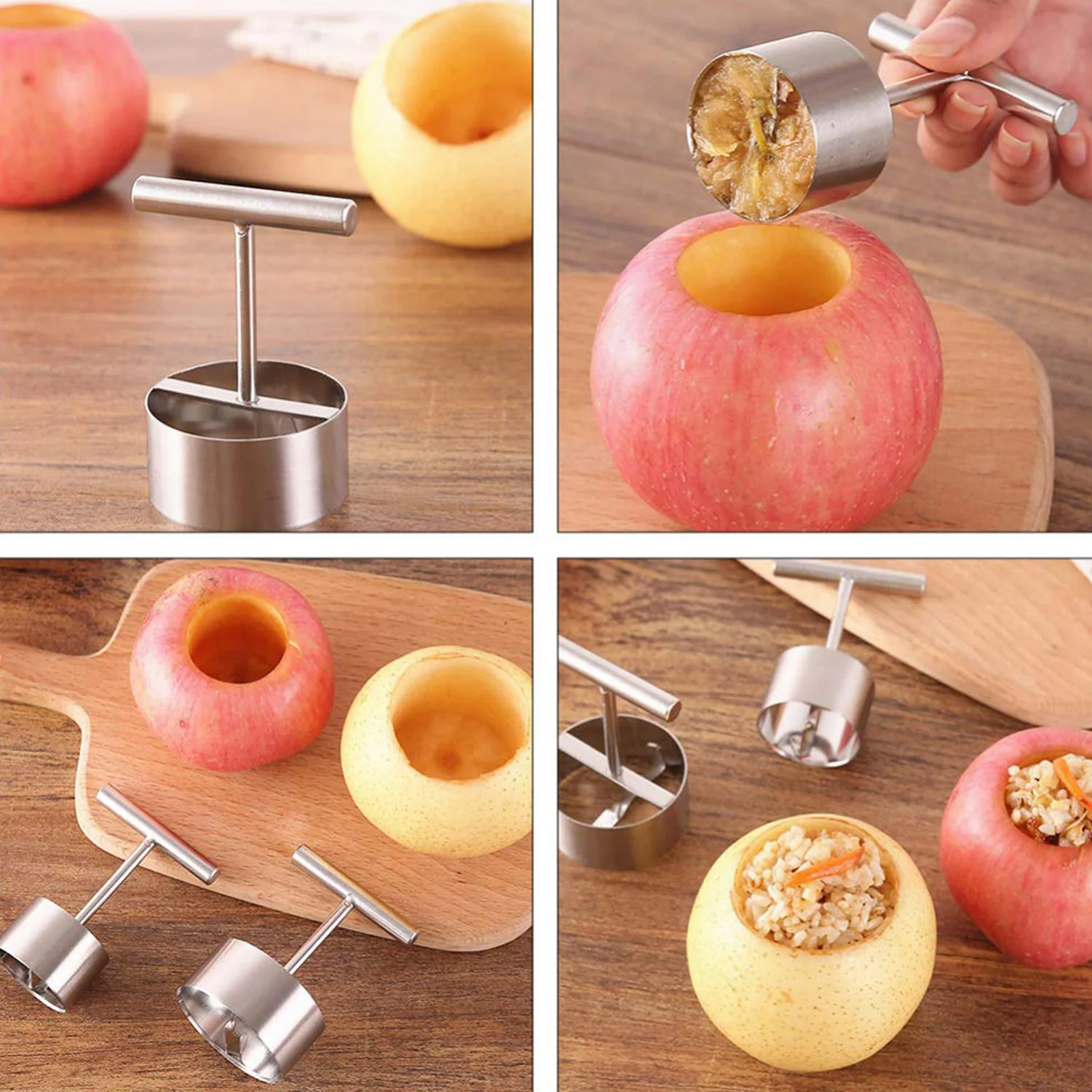 Corer Pear Core Separator Vegetable, Fruit Hole Remover Coring Tool (1 Pc) - Image 3