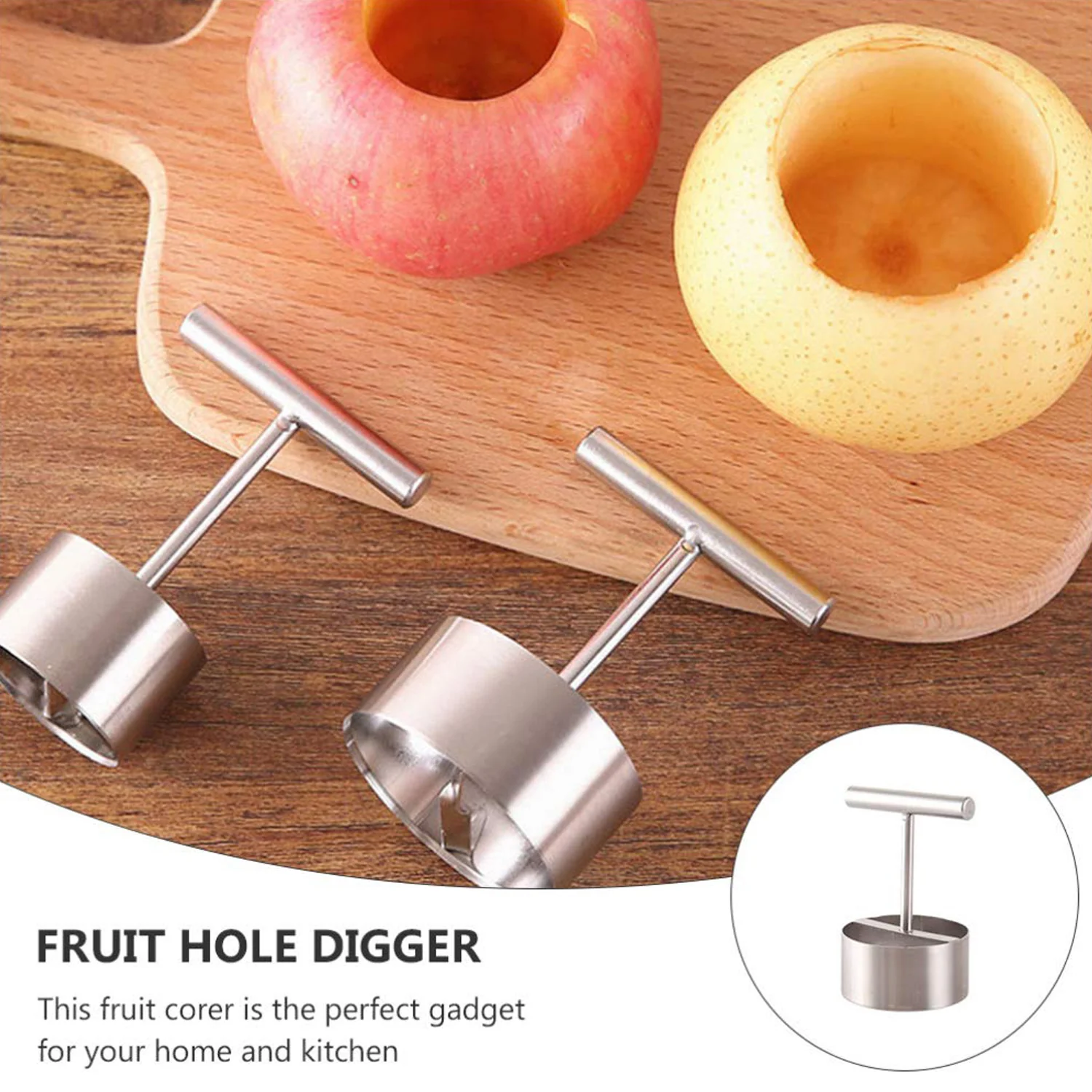 Corer Pear Core Separator Vegetable, Fruit Hole Remover Coring Tool (1 Pc) - Image 6