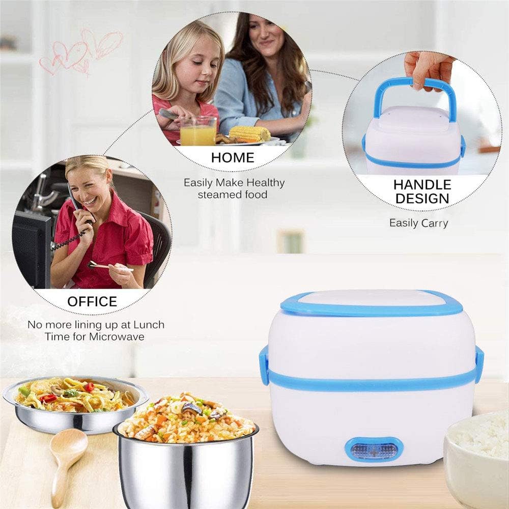 Electric Lunch Box Portable Food Warmer Food Heating Lunch Box  for Car, Truck, office - Image 4