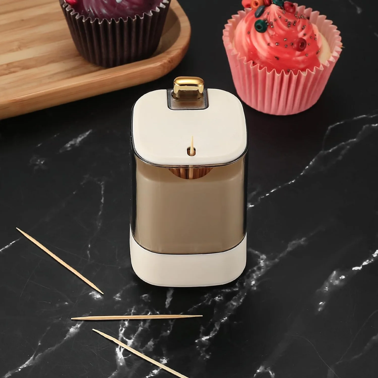 Toothpick Holder Dispensers,  for Home Living room Kitchen Restaurant (1 Pc) - Image 6