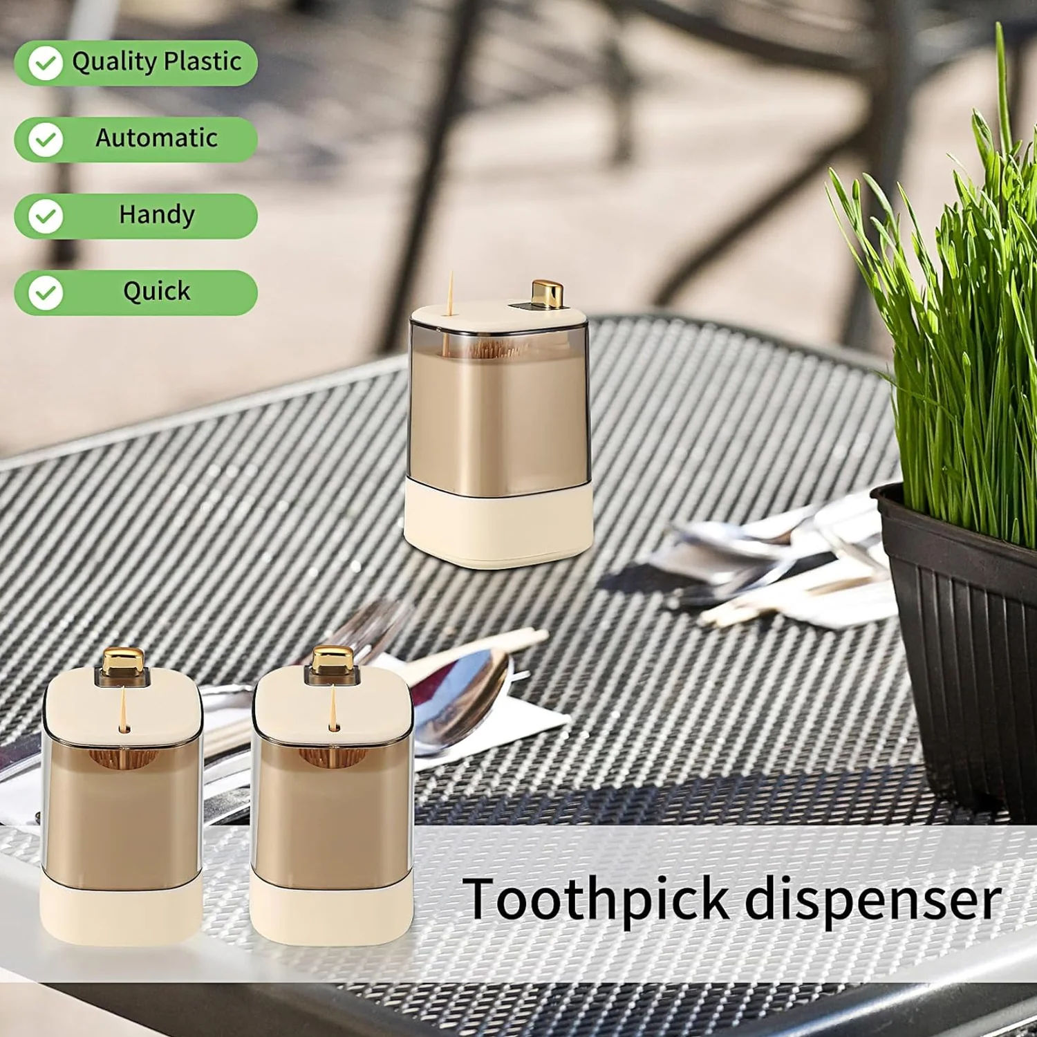 Toothpick Holder Dispensers,  for Home Living room Kitchen Restaurant (1 Pc) - Image 8