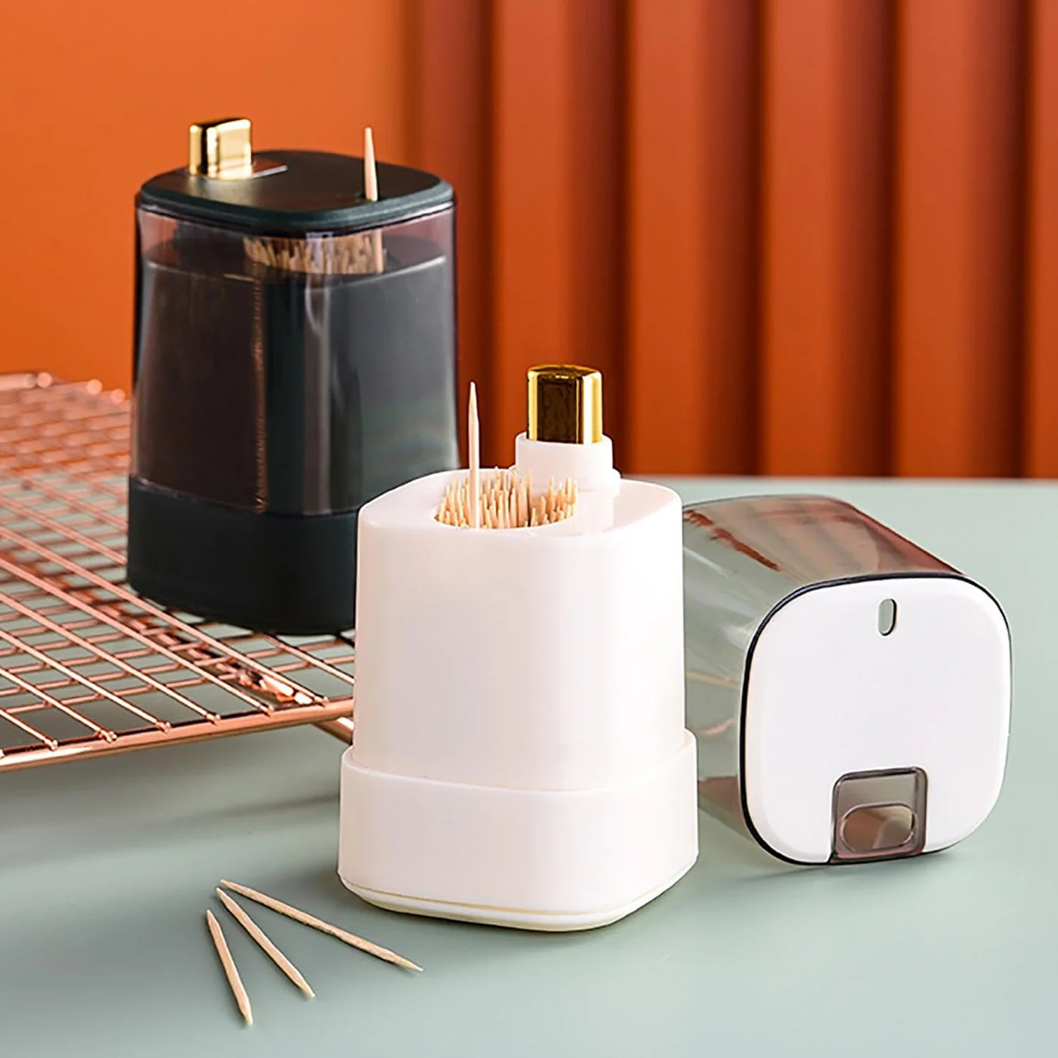 Toothpick Holder Dispensers,  for Home Living room Kitchen Restaurant (1 Pc) - Image 9