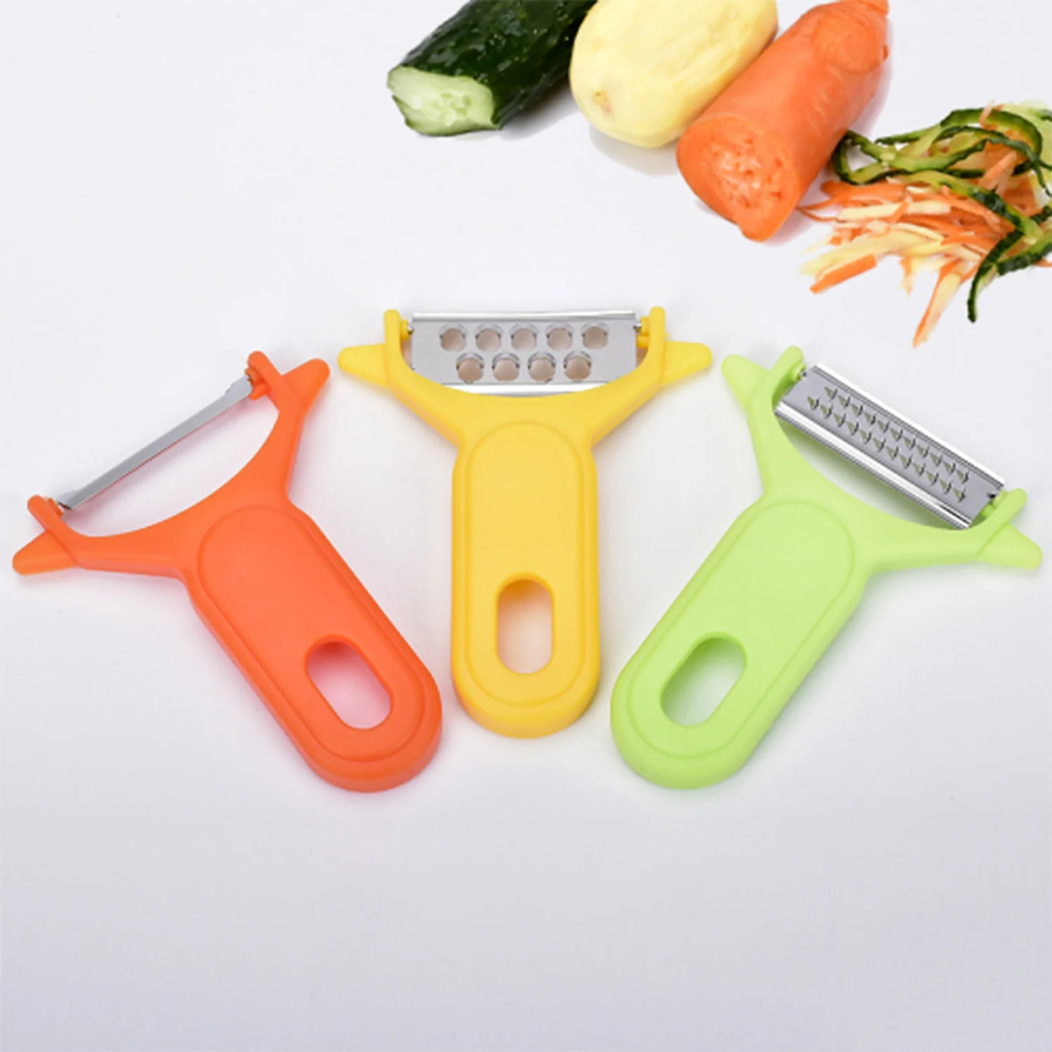 Peeler Slicers Shredders for Fruits and Vegetables (3 Pcs Set) - Image 3