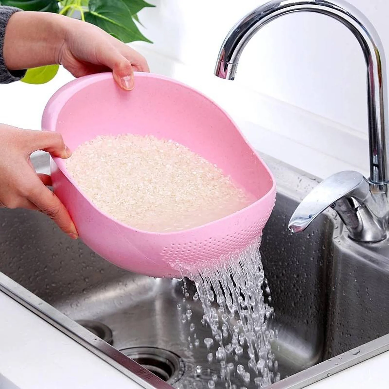 Multipurpose High Quality Washing Bowl for Rice (1 Pc) - Image 6