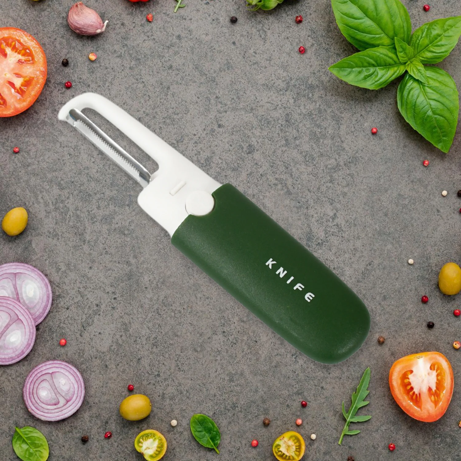2-in-1 Multifunctional Knife & Sawtooth Peeler for Fruits and Vegetables - Image 4