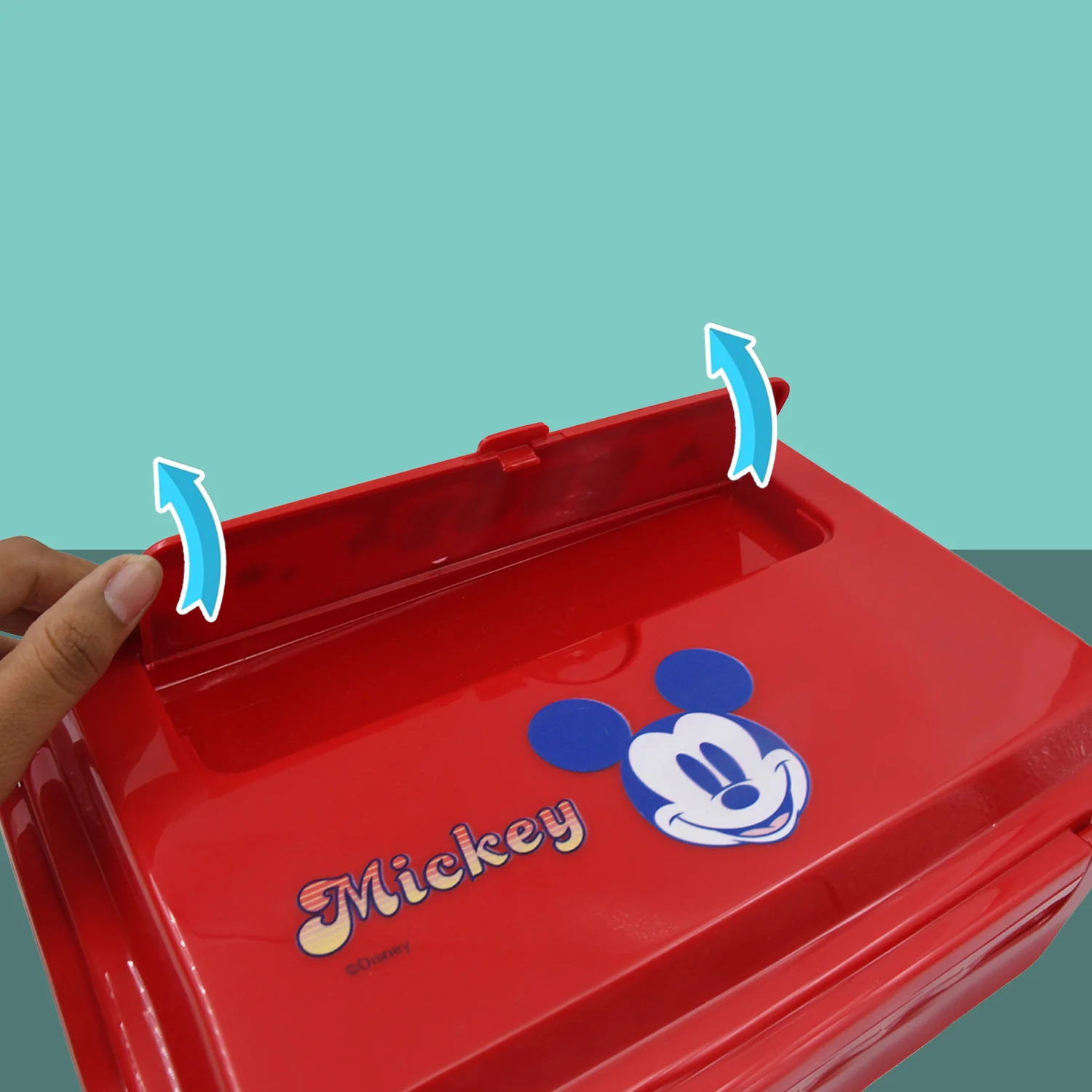 Cartoon Printed 4-Compartment Insulated Lunch Box for Kids - Image 6