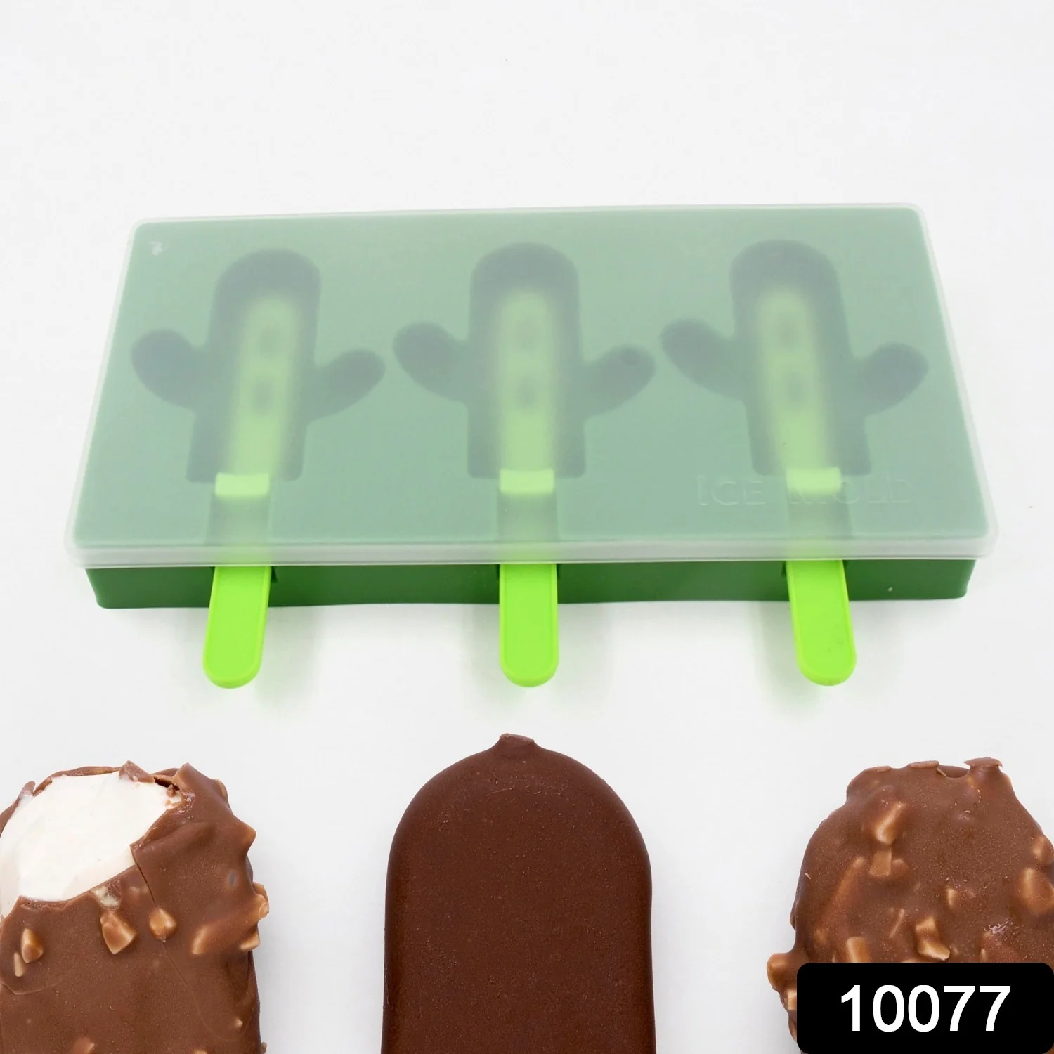 Cactus Shape Ice Cream Mould Homemade Ice Molds for DIY Summer Food Kitchen Tools 1 Pc - Image 2