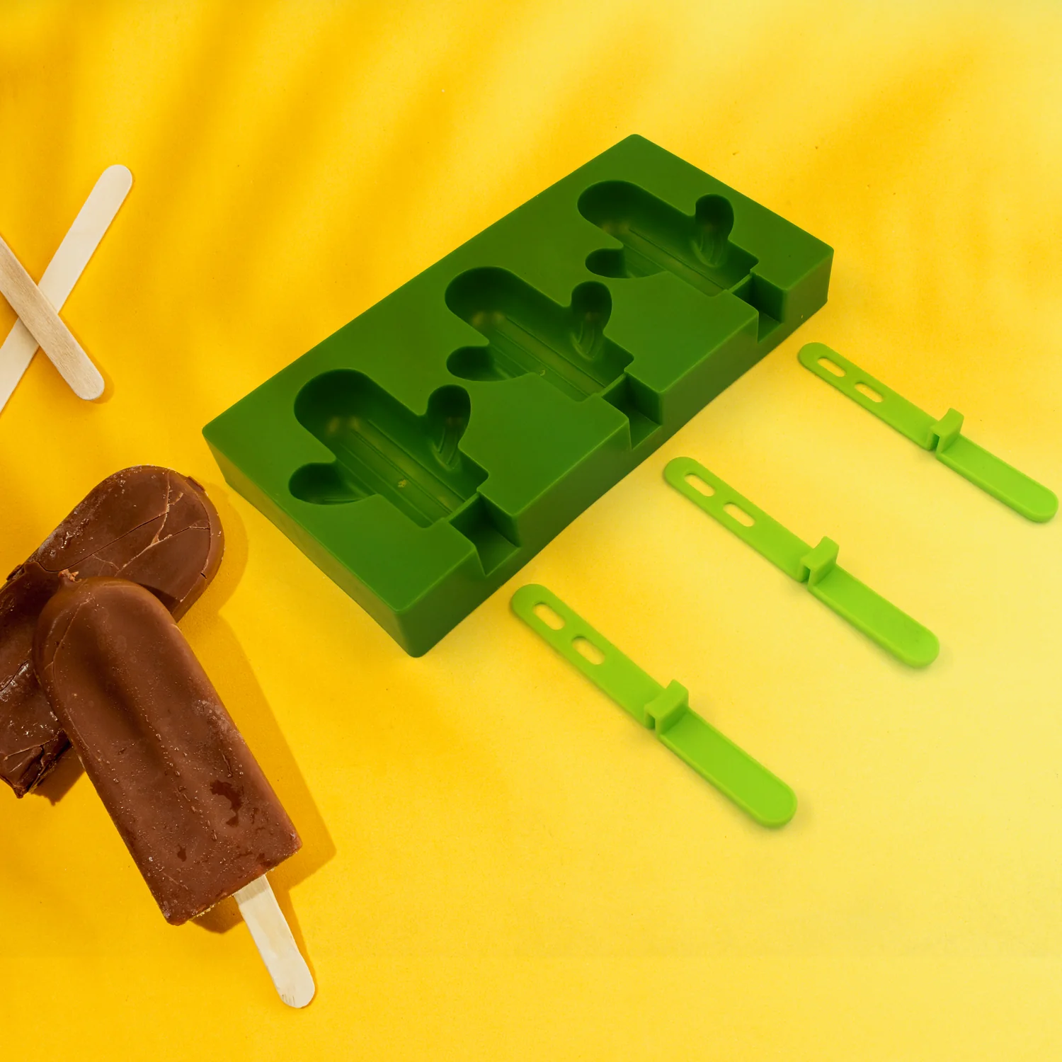 Cactus Shape Ice Cream Mould Homemade Ice Molds for DIY Summer Food Kitchen Tools 1 Pc - Image 5