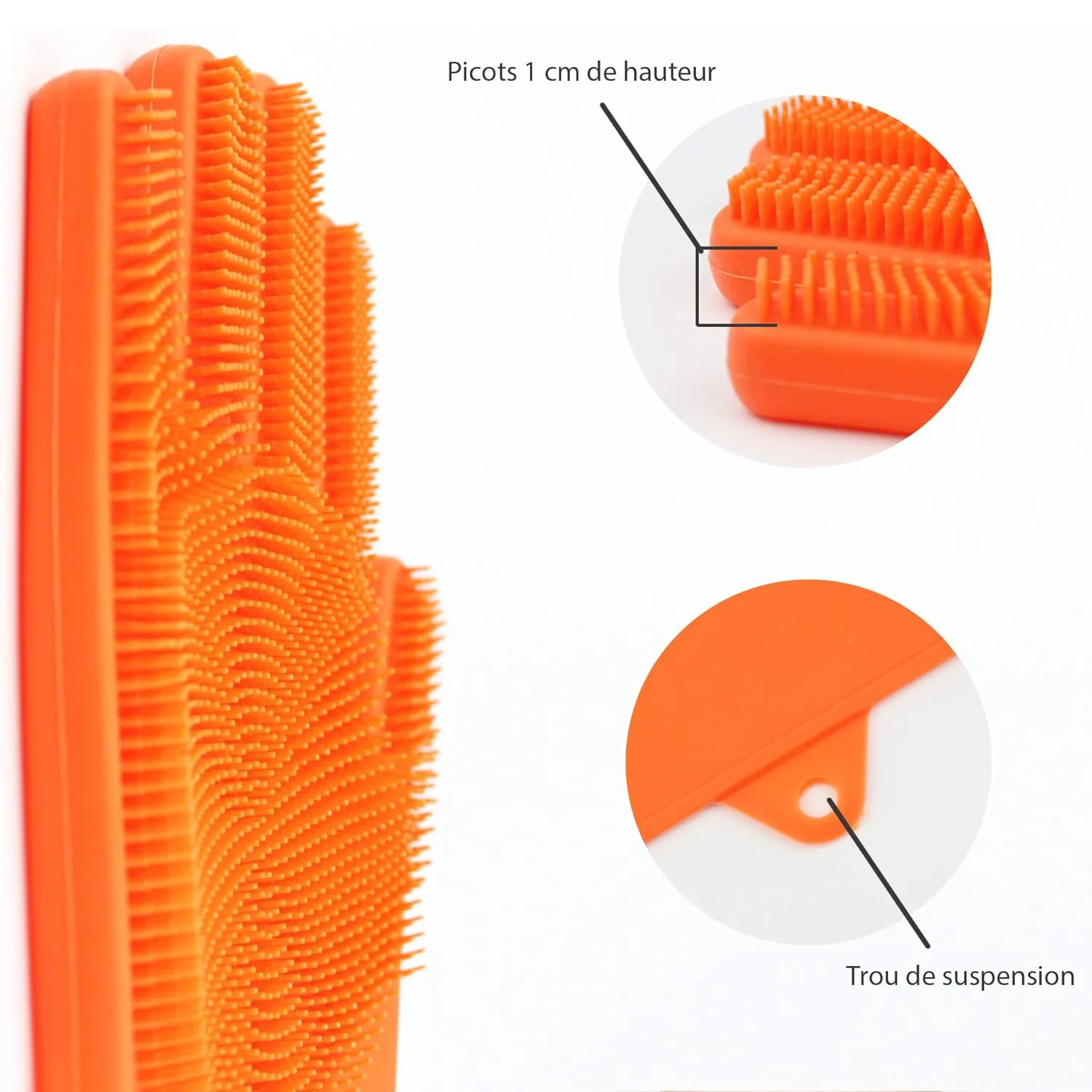 Silicone Glove with Multi Function Blade for Cutting Cleaning Vegetables 1 Pc - Image 2
