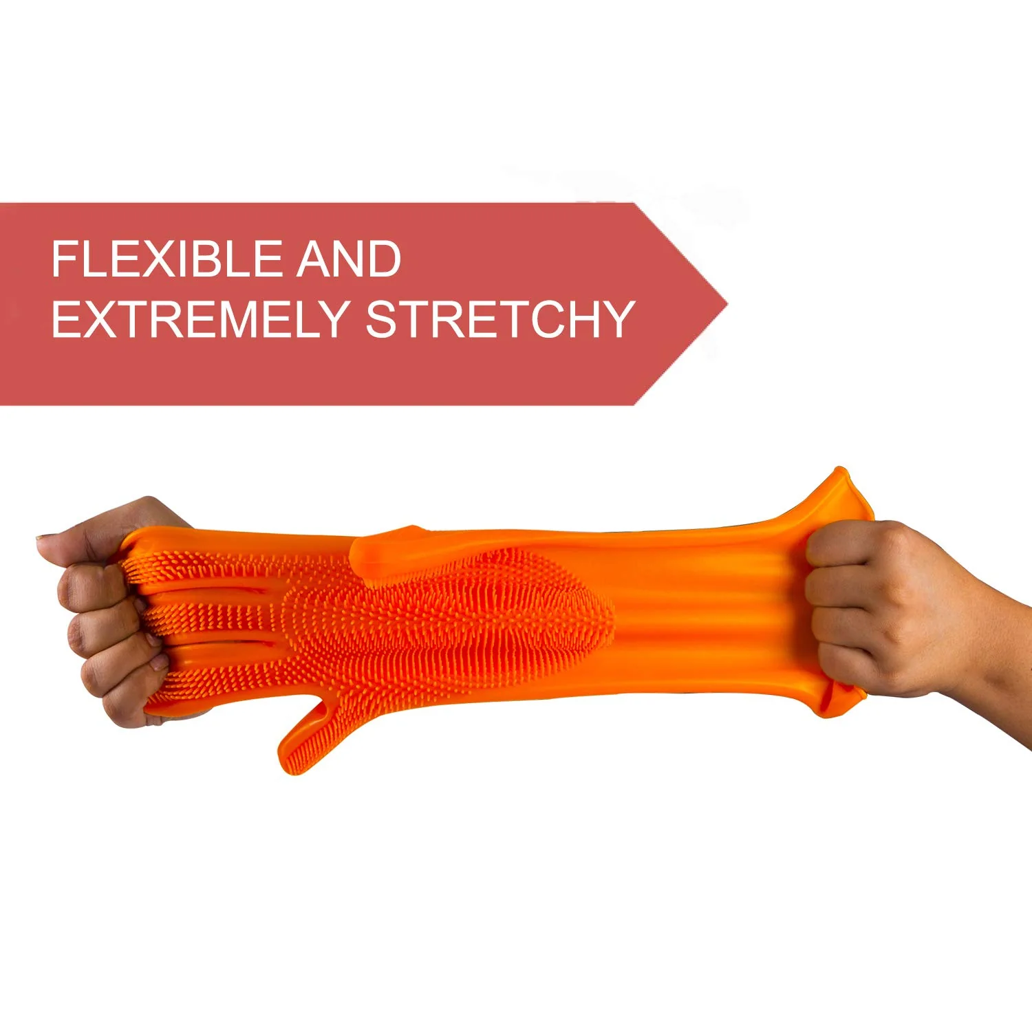 Silicone Glove with Multi Function Blade for Cutting Cleaning Vegetables 1 Pc - Image 6