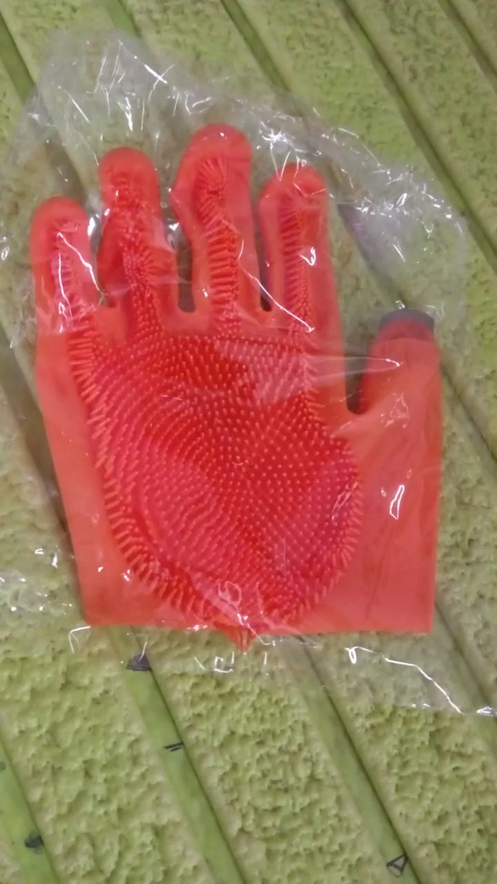 Silicone Glove with Multi Function Blade for Cutting Cleaning Vegetables 1 Pc - Image 7