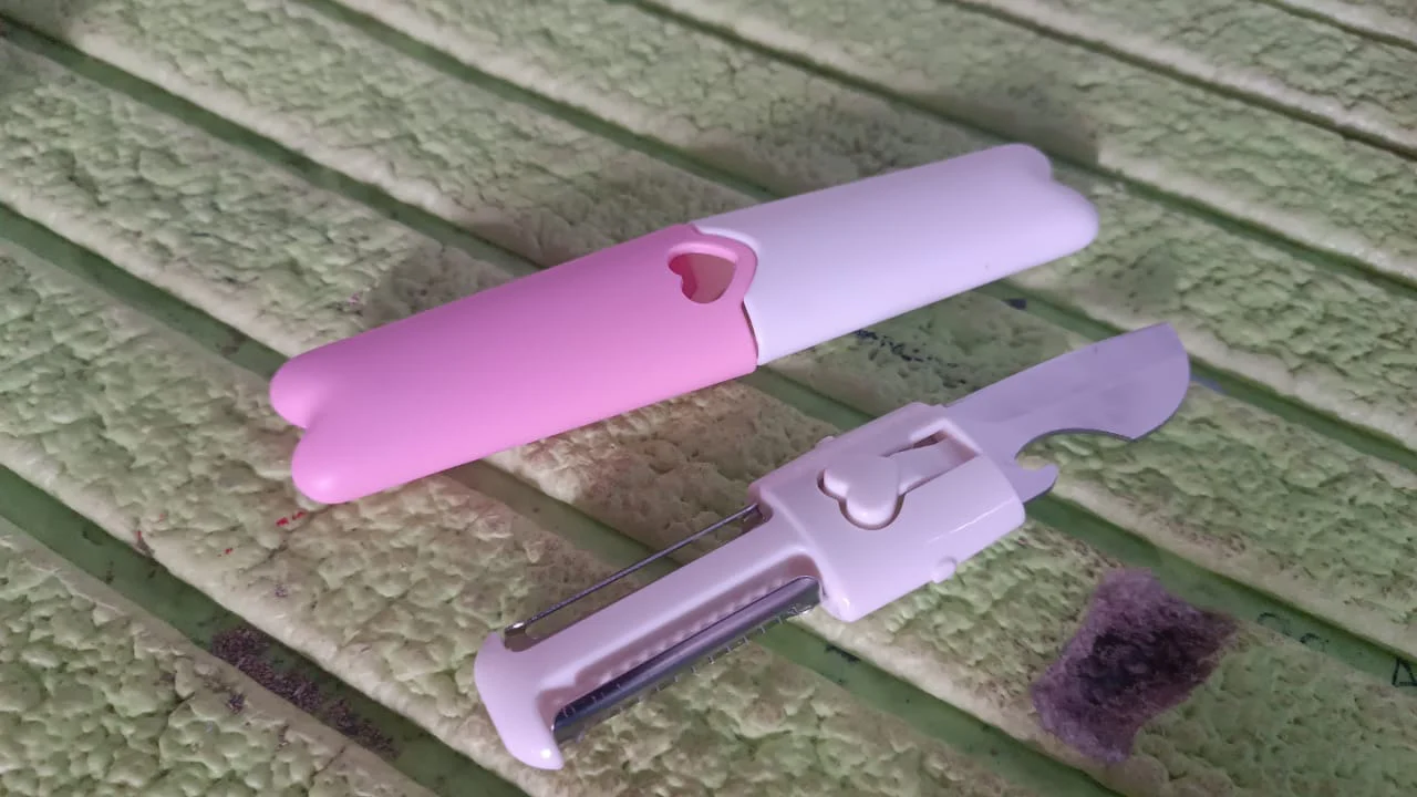 2 in 1 Knife, Multifunctional peeler fruit knife (1 Pc / Loose) - Image 7