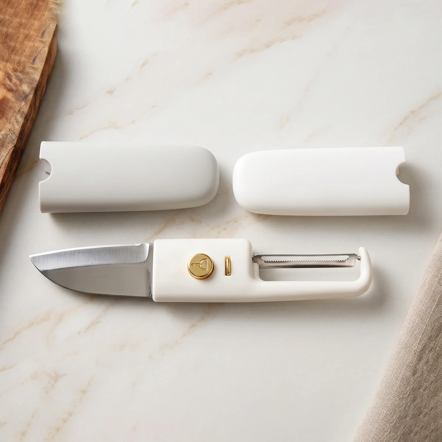 2 in 1  Knife, Multifunctional peeler fruit knife (1 Pc) - Image 8
