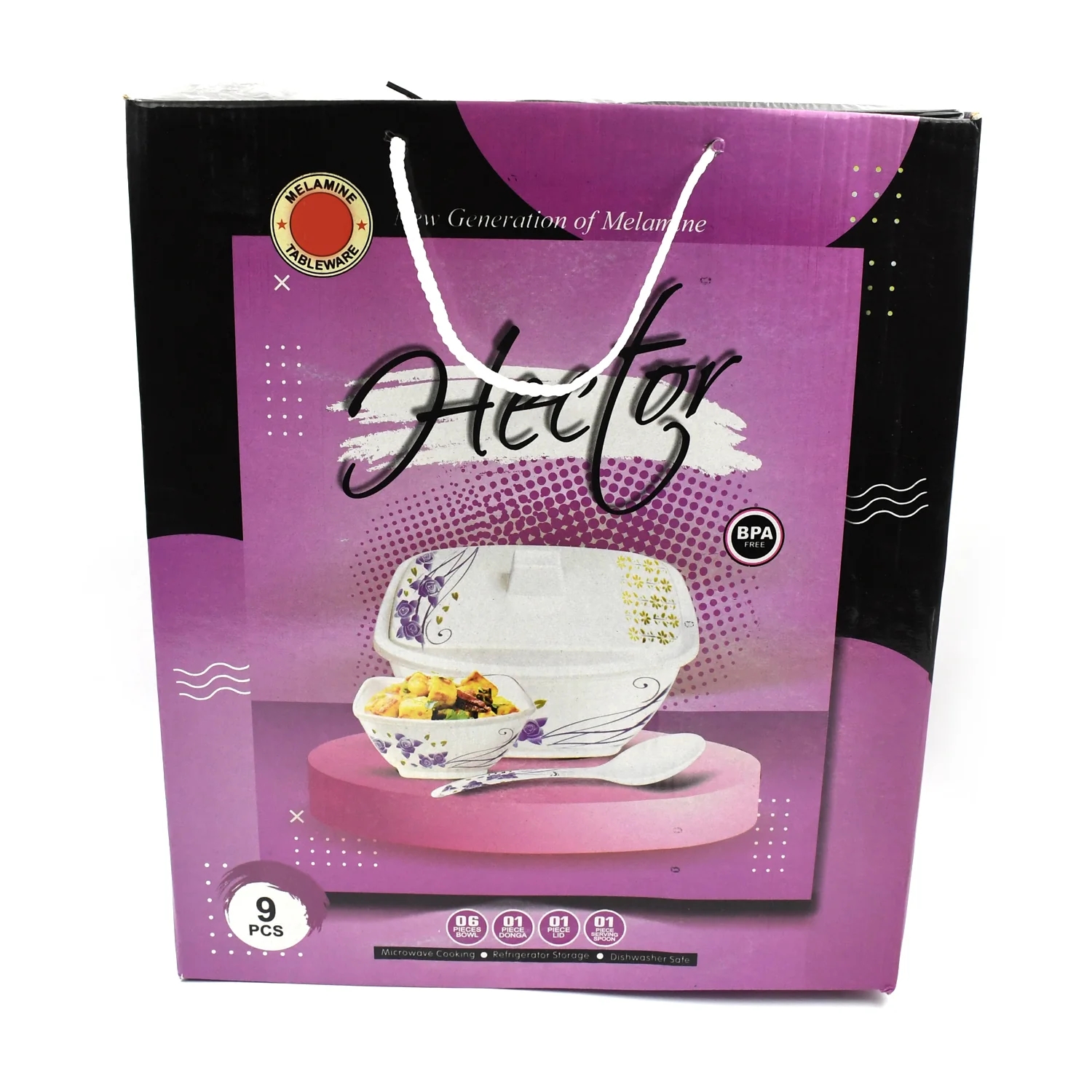 Hector High Quality Dinning Dinner / Pudding Set (9 Pcs set) - Image 7