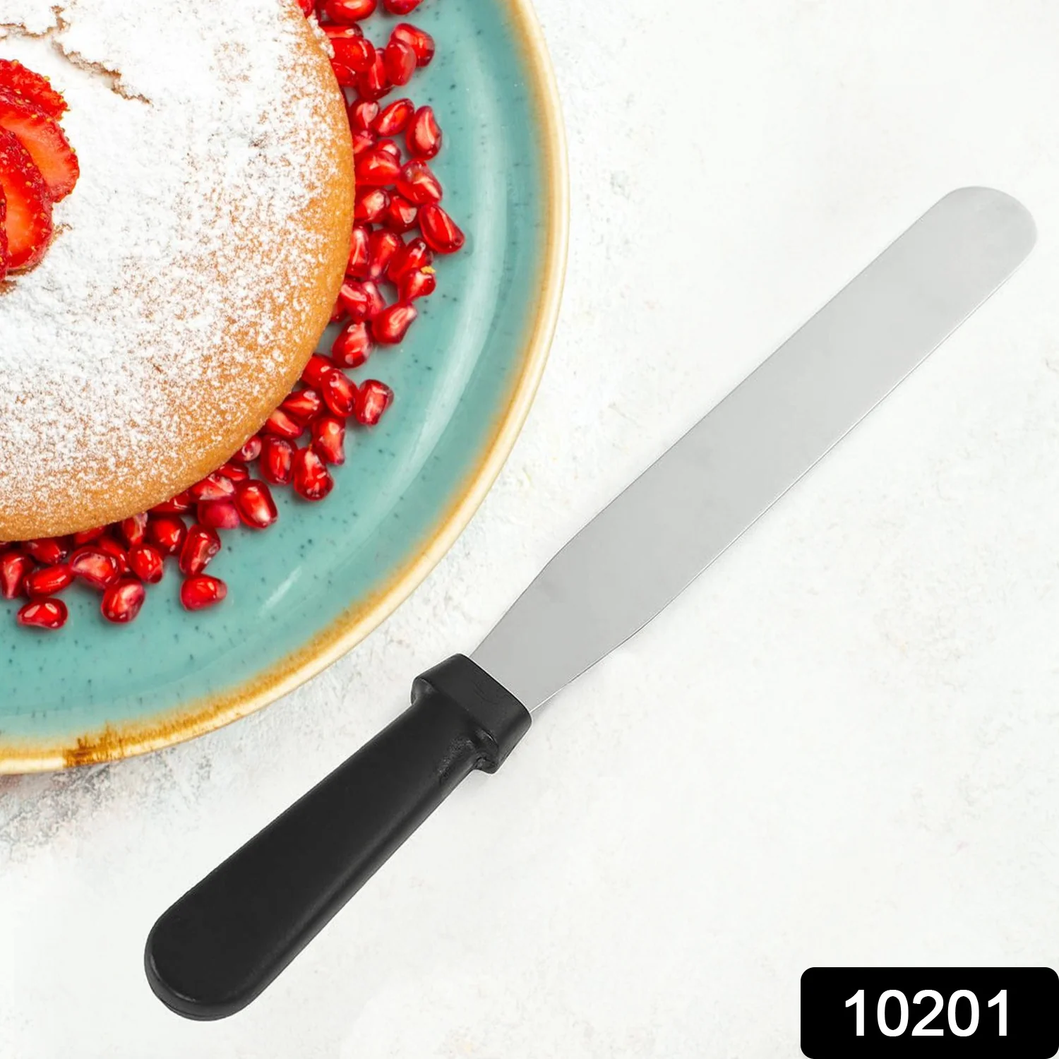 Cake Spatula for Baking Stainless Steel Spatula Cake (1 Pc) - Image 2