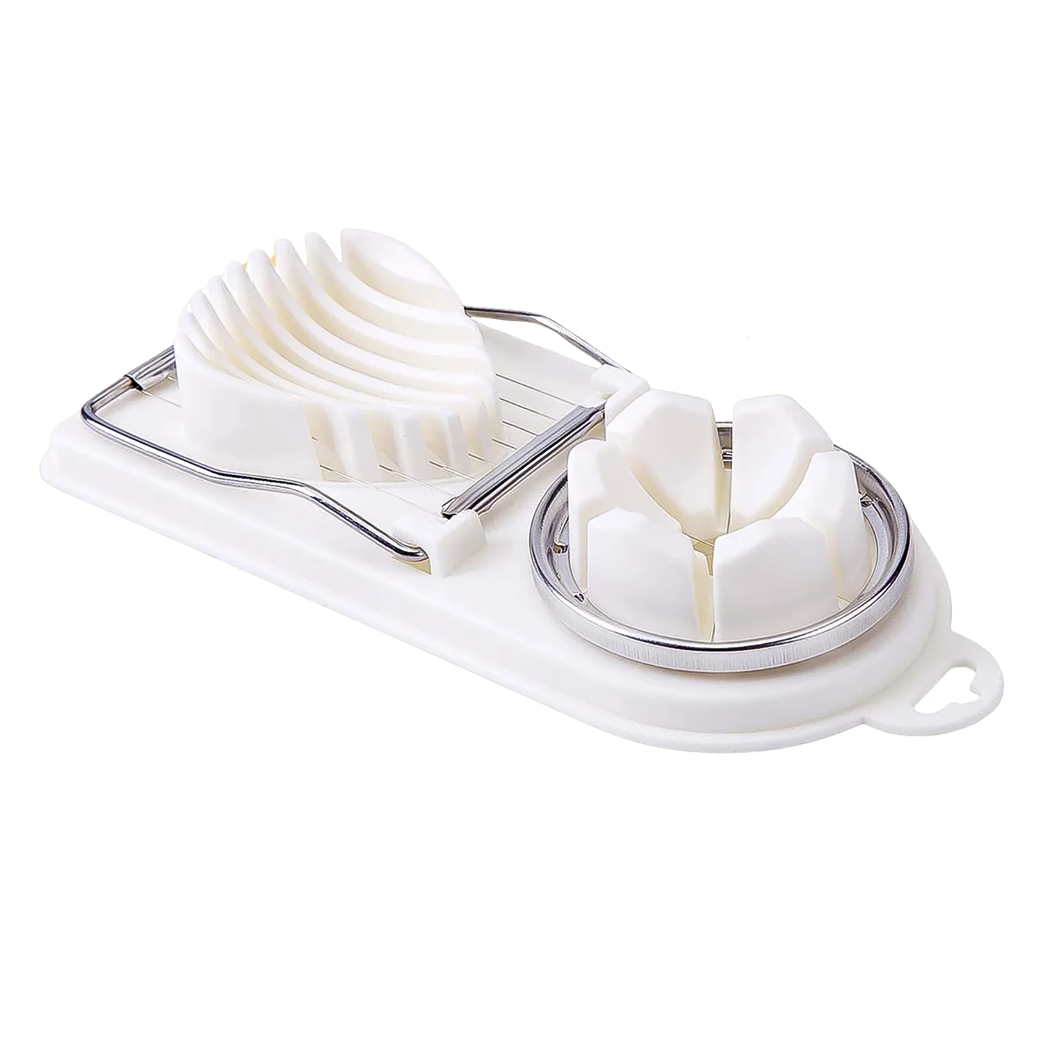 2 In 1 Egg Slicer, Egg Cutter For Hard Boiled Eggs - Image 7