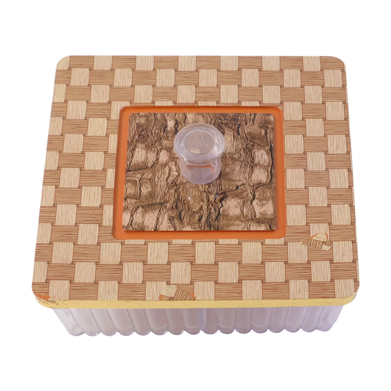 Plastic Multipurpose Dry Fruit Chocolates Mouth Box (1 Pc) - Image 4