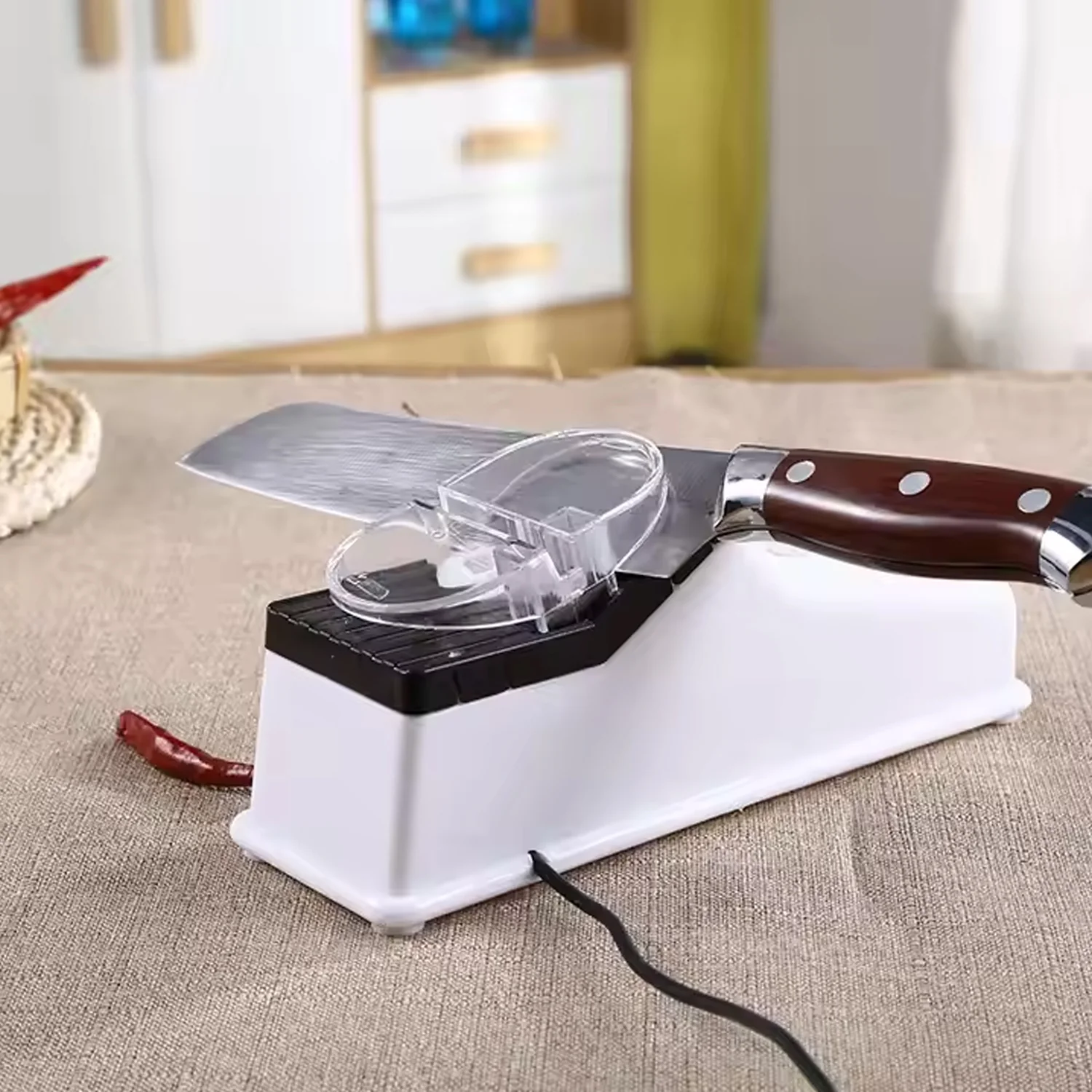 Electric Knives Sharpener USB Powered Multi-Function (1 Pc) - Image 3