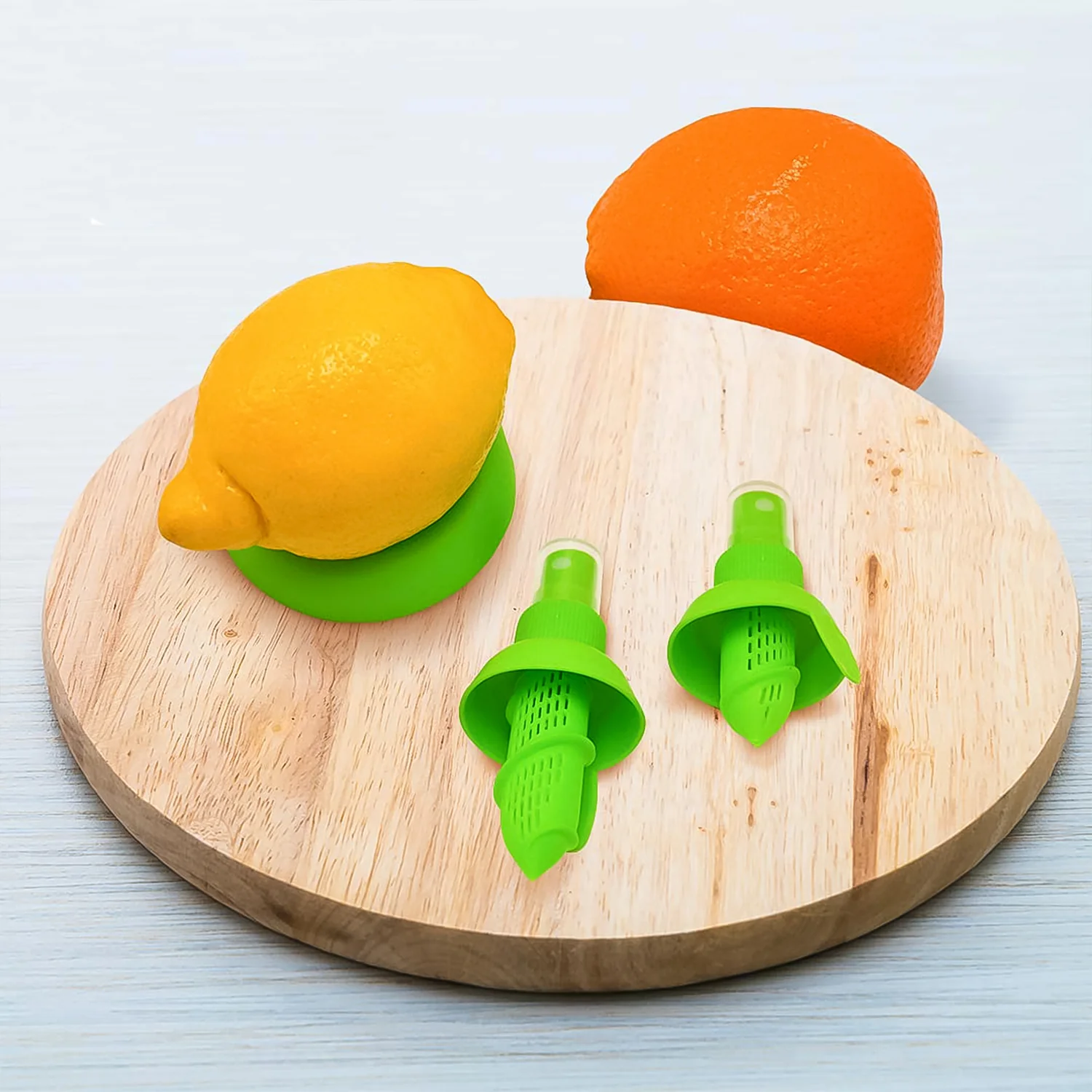 Creative Lemon Sprayer Fruit Juice Citrus Lime Juicer (3 Pcs Set) - Image 4