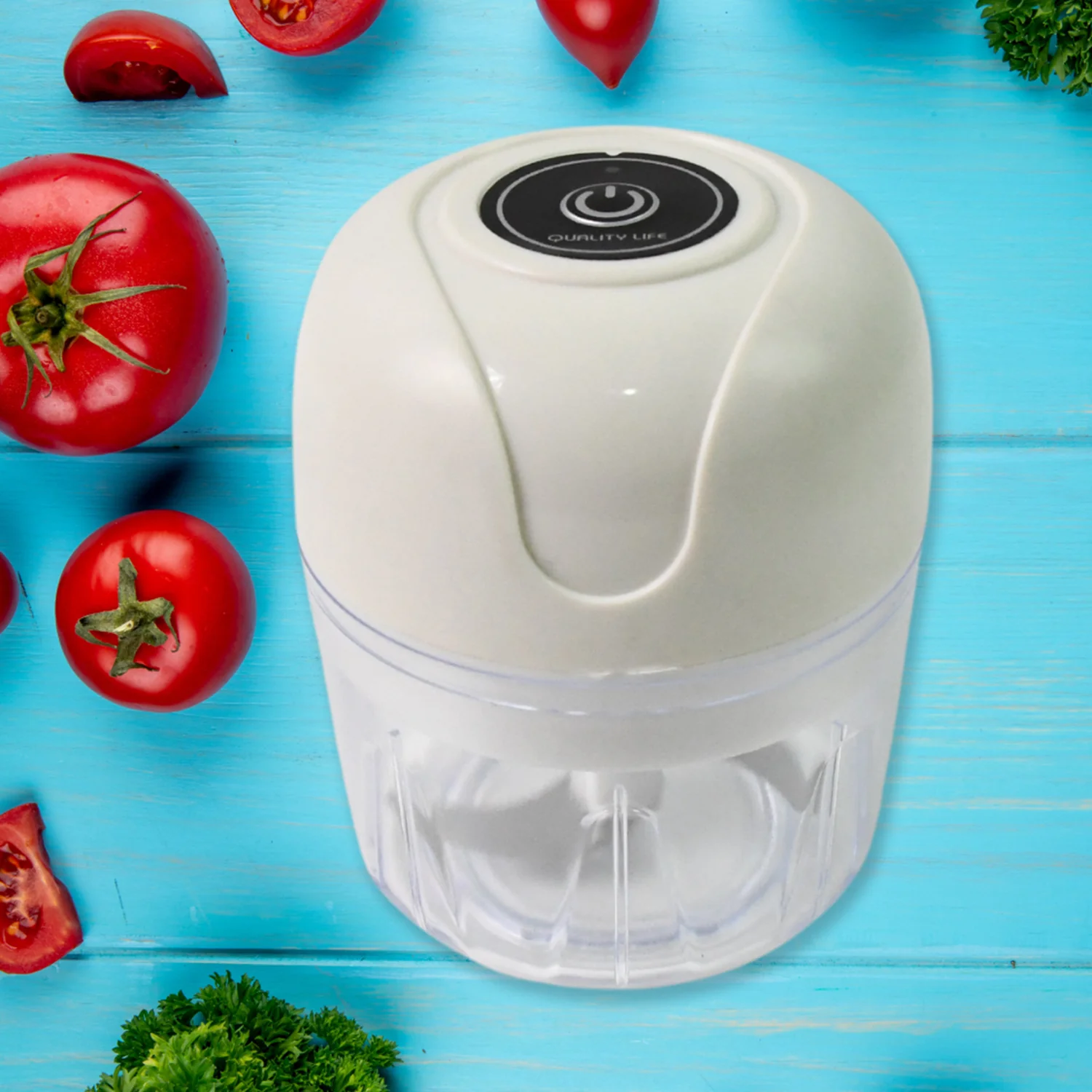 Wireless USB Rechargeable Mini Electric Garlic Machine / Chopper (250Ml) - Image 7