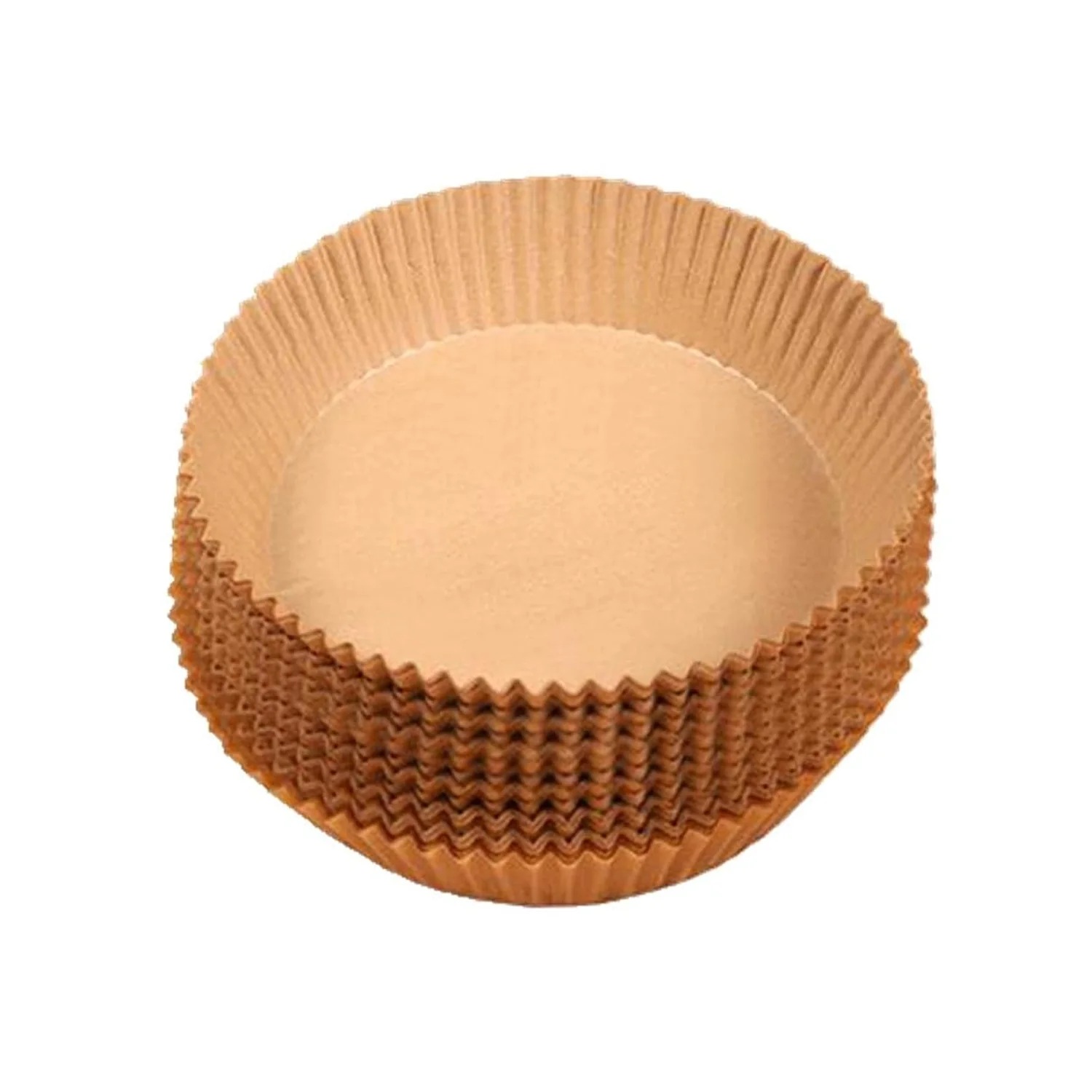 Round Air Fryer Disposable Paper Liner (50 Pcs Set / 160mmx45mm) - Image 5