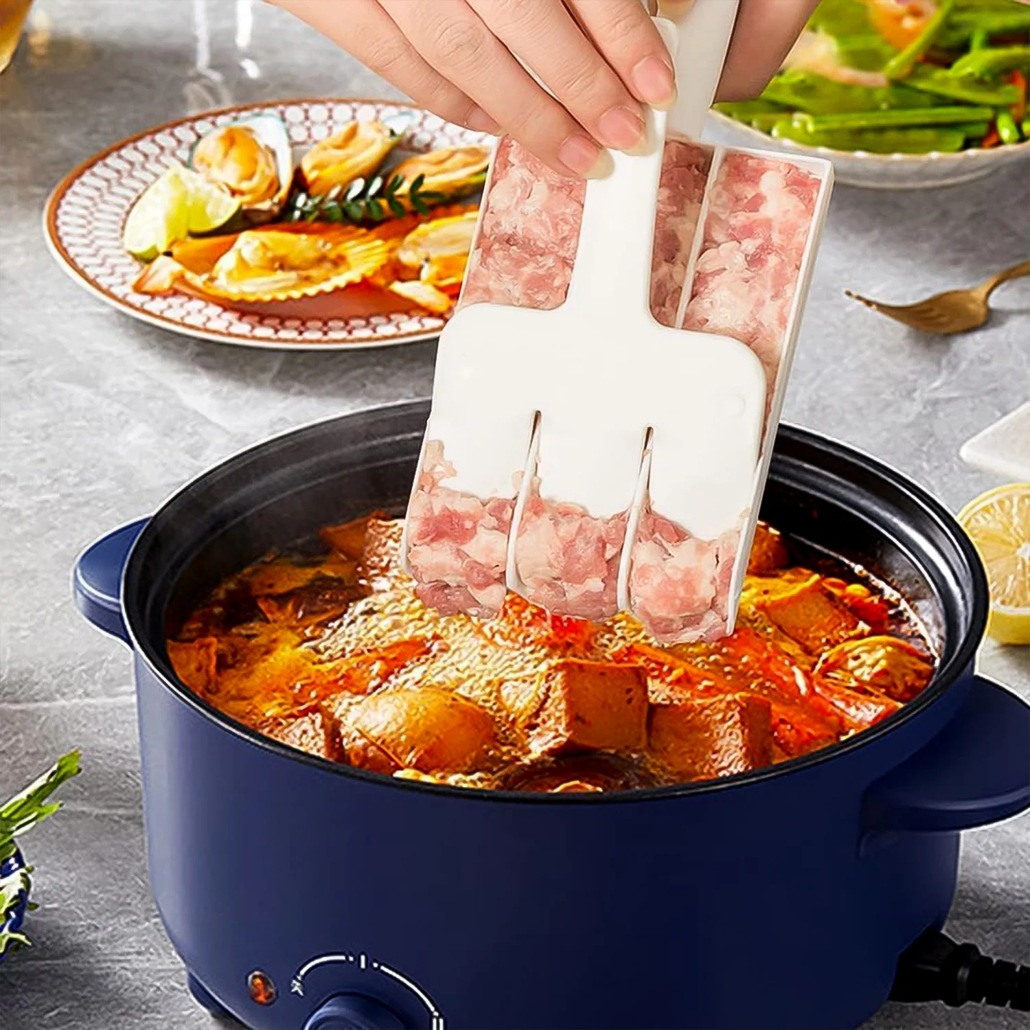 Gujia & Meatball Maker Set Easily Shape Meatballs Maker (1Pc) - Image 6