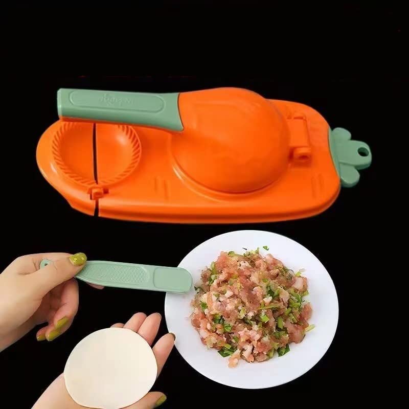 2 In 1 Dumpling Maker, Portable Dumpling Wrappers Maker (1 Pc) - Image 4